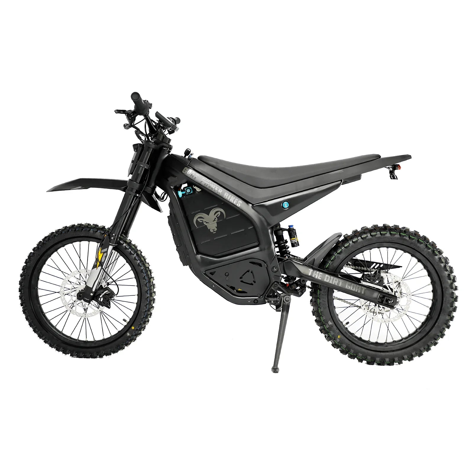 ELECTRIC×DRT VARIAL100 ELECTRIC BLACK Dirt Goat 96V Upgrades & Accessories | Parts, Tires, Bars & More
