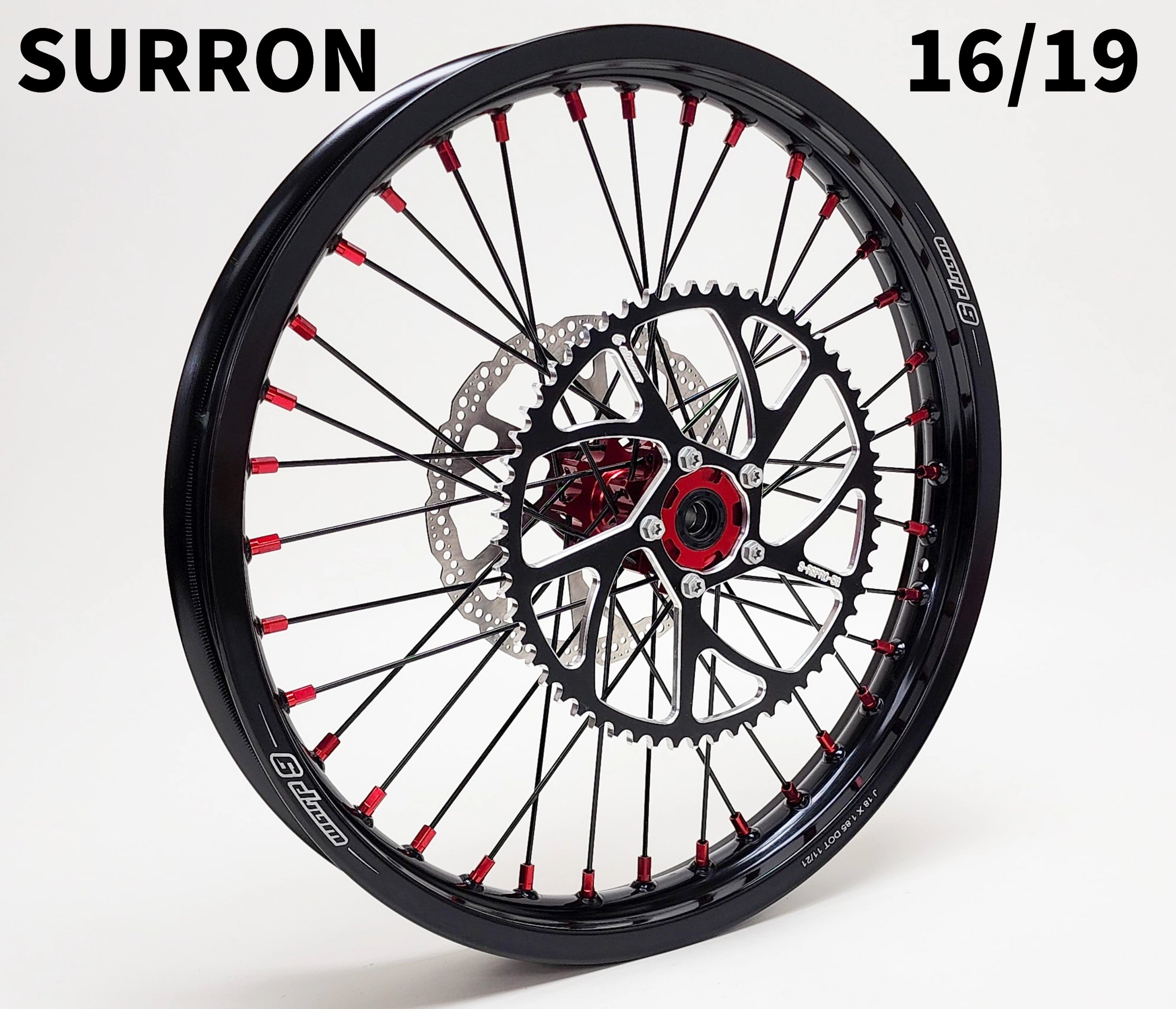 Warp Complete 16/19in Upgraded wheel Set for Surron light bee, E-ride Pro, 79 bike