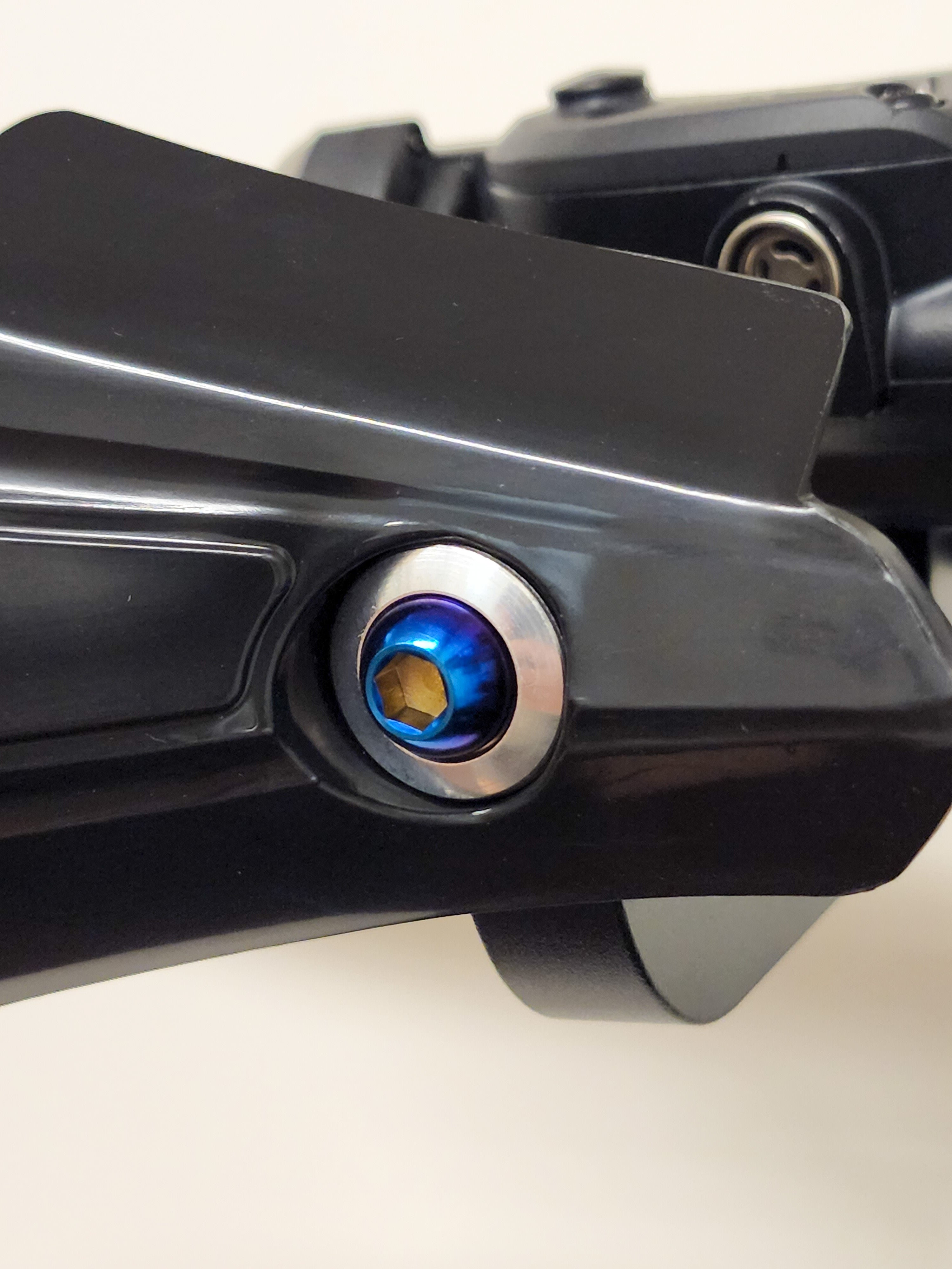 Warp 9 E-Moto Handguard Titanium Bolt Kit