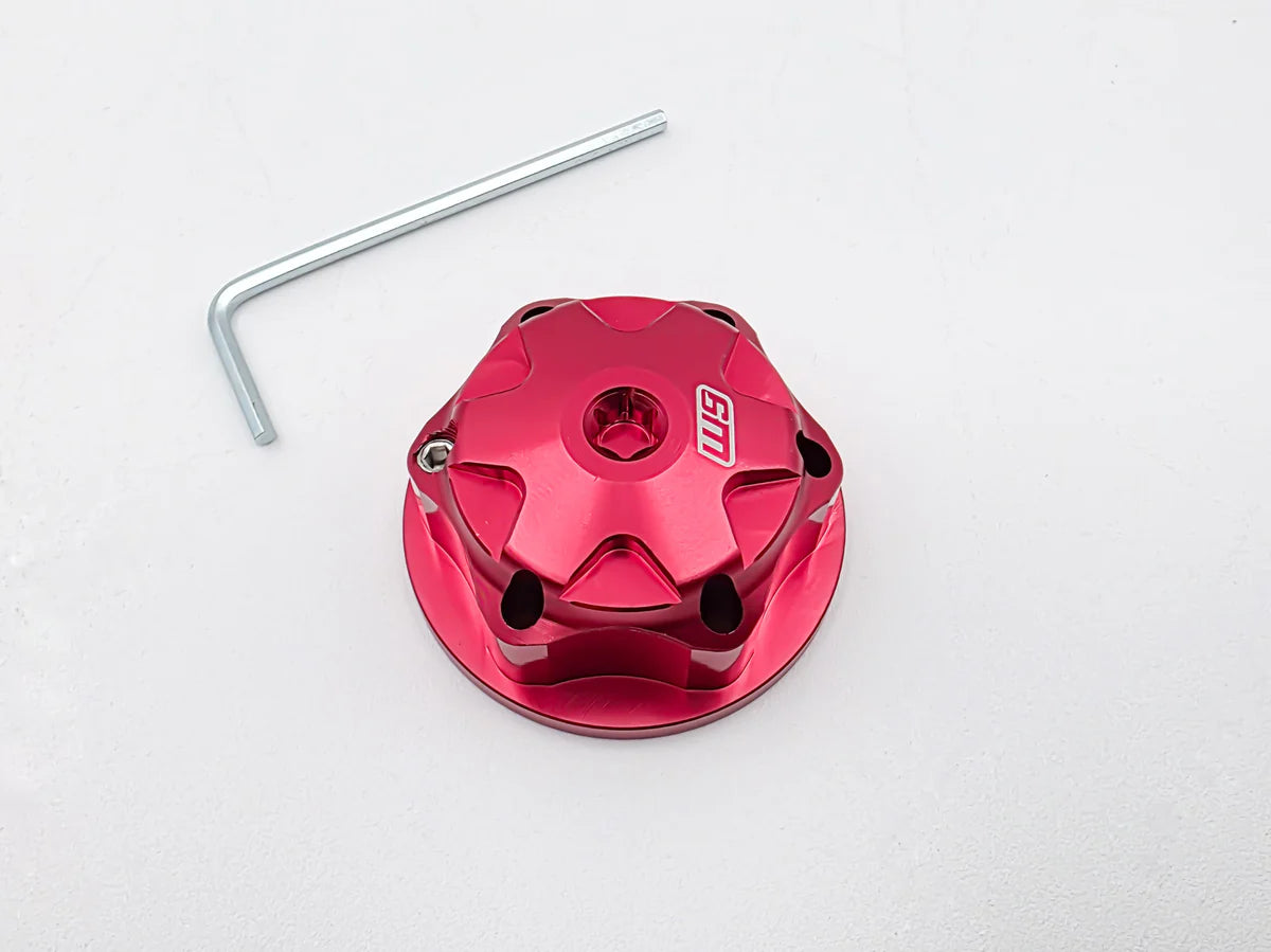 warp 9 Altis Sigma Steering Cap Nut – Lightweight Aluminum Upgrade