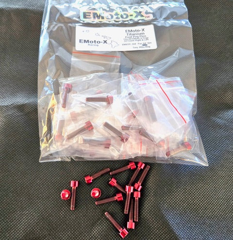 EMoto-X Titanium Replacement Peg pins