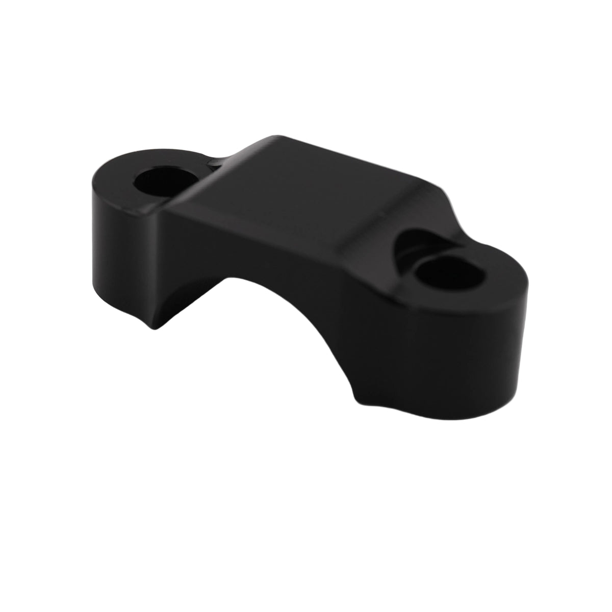 Black CNC brake lever clamp for Sur-Ron Ultra Bee brakes, front view