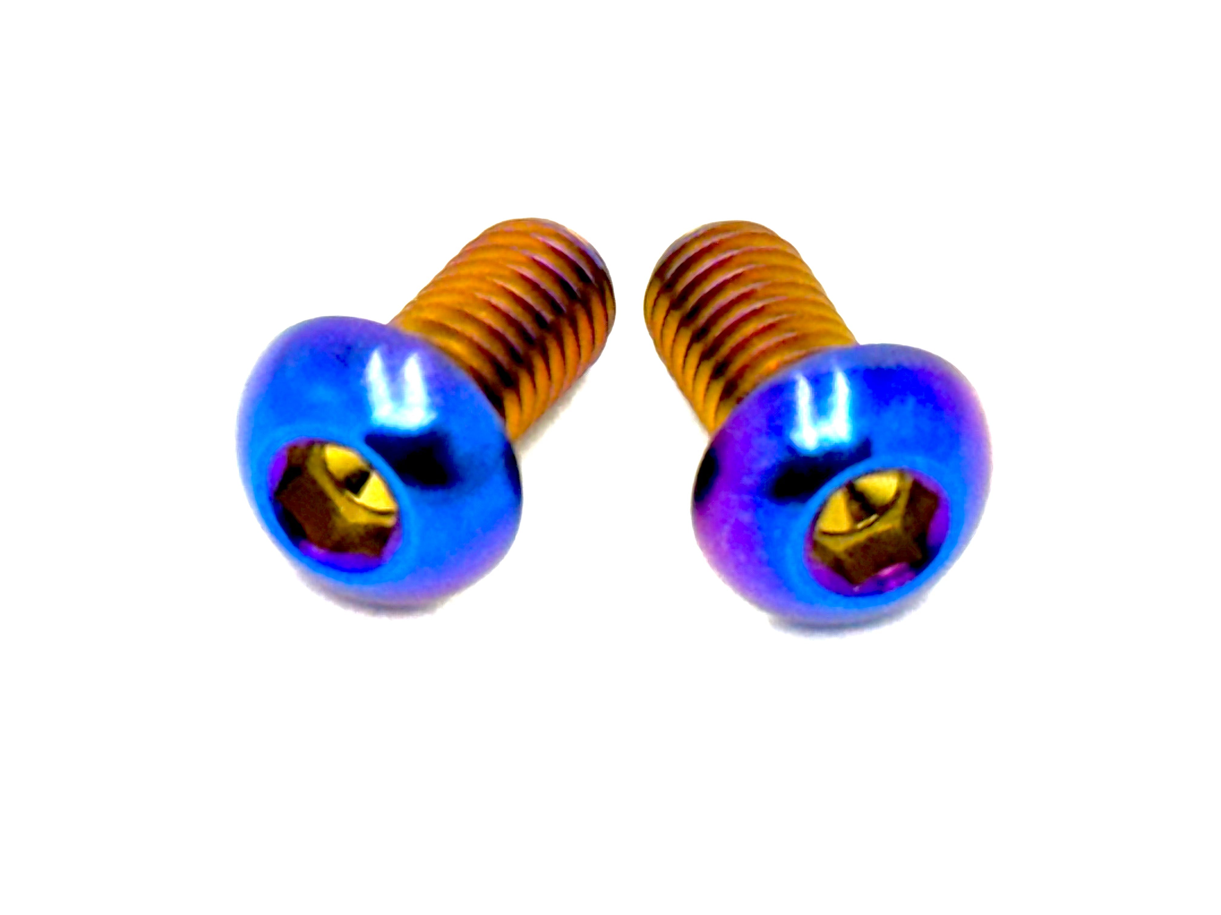 まろん　0317 Titanium Ignition Cover Bolts (Set of Two) Surron, Segway