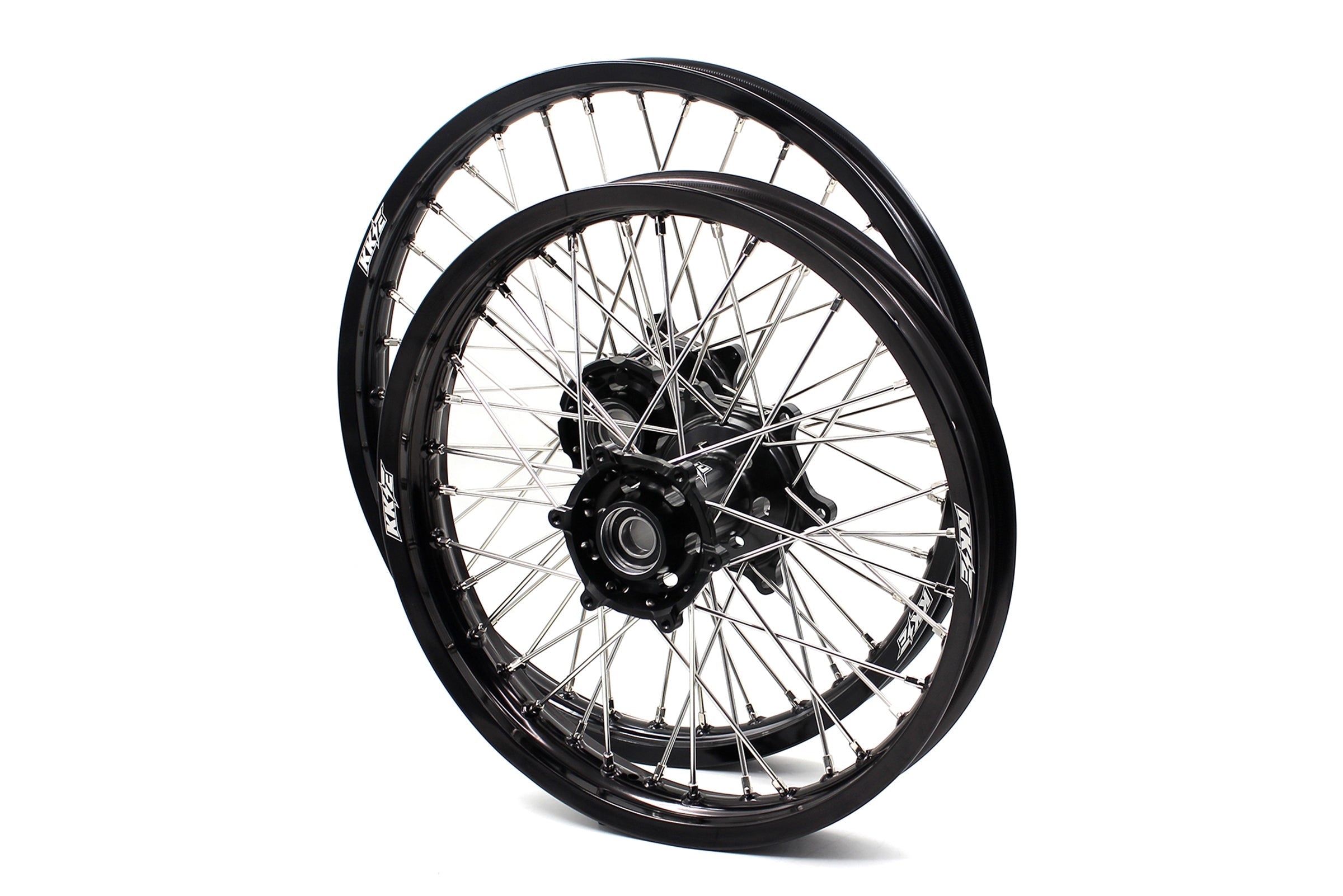 KKE Enduro 118/21" CNC Hub Electric Dirtbike Alloy Wheels Rims Fit STARK VARG Black Hub