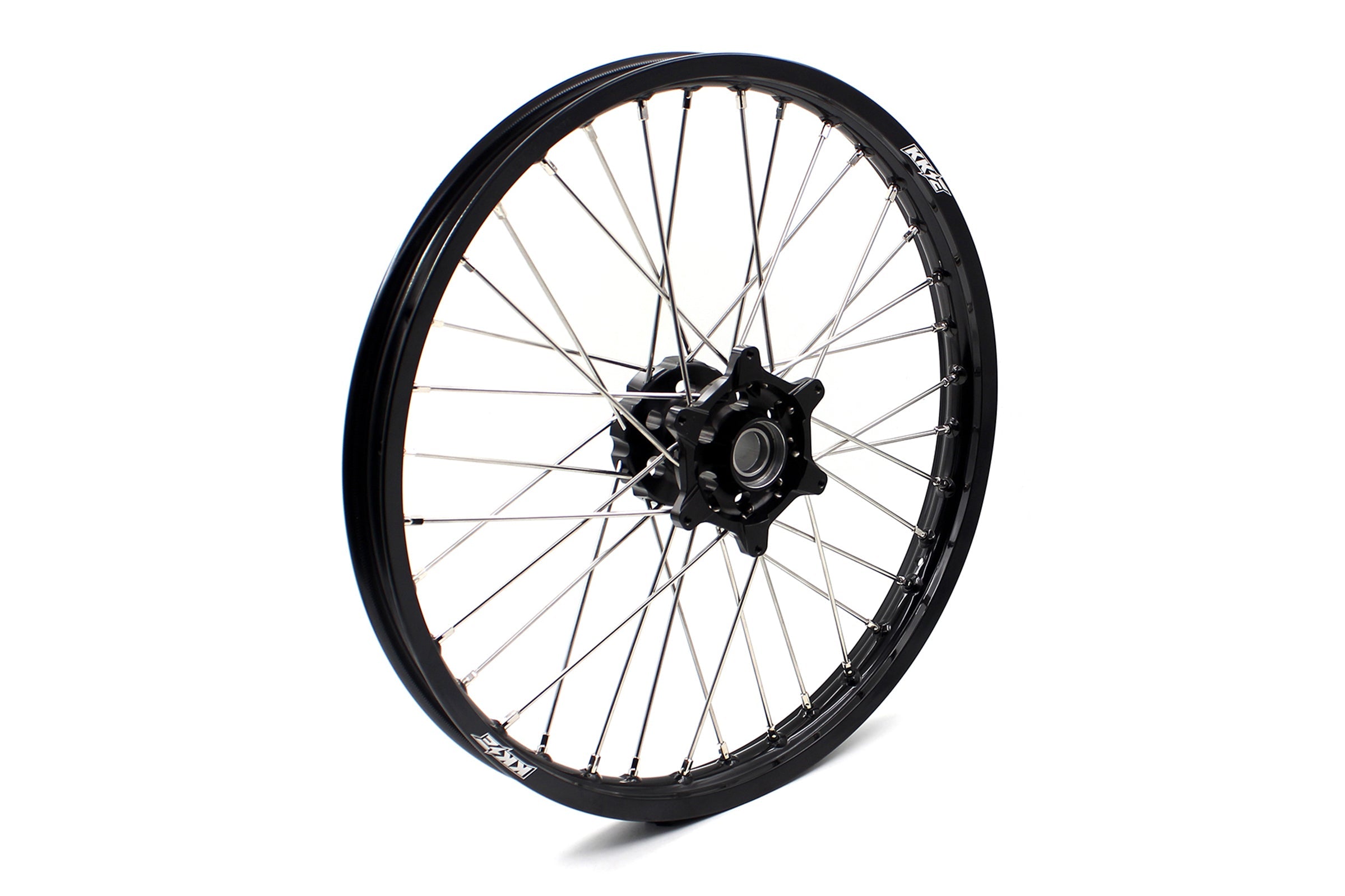 KKE Enduro 118/21" CNC Hub Electric Dirtbike Alloy Wheels Rims Fit STARK VARG Black Hub