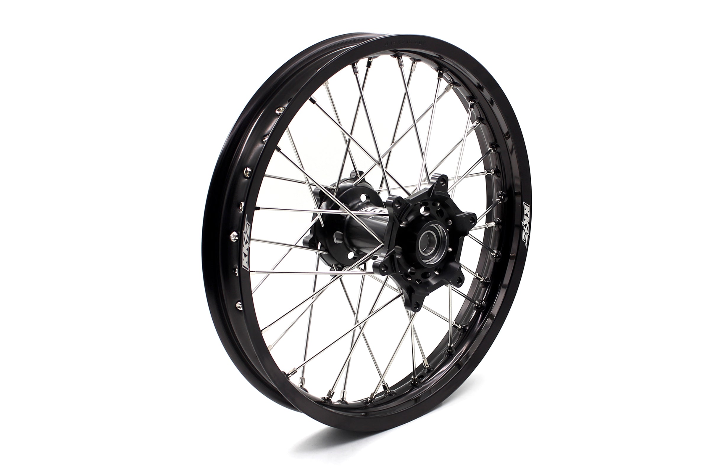KKE Enduro 118/21" CNC Hub Electric Dirtbike Alloy Wheels Rims Fit STARK VARG Black Hub