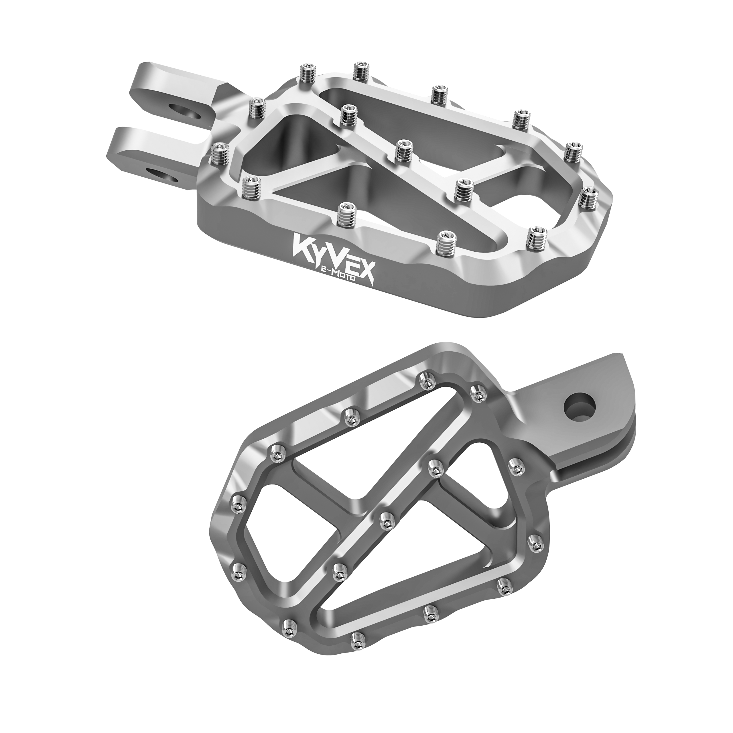 KyVex Billet Wide E-Moto Foot Pegs