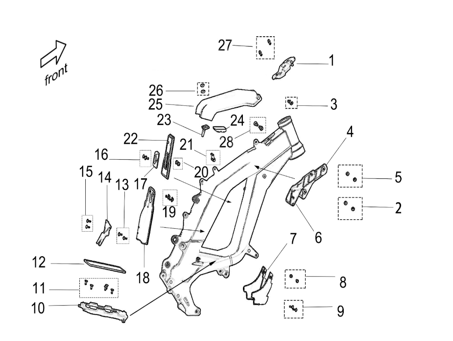 Battery Bottom Plastic Base for Surron