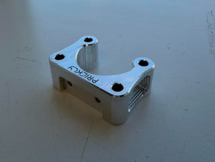 Return, Prickly Direct Mount Riser Block 24mm Silver