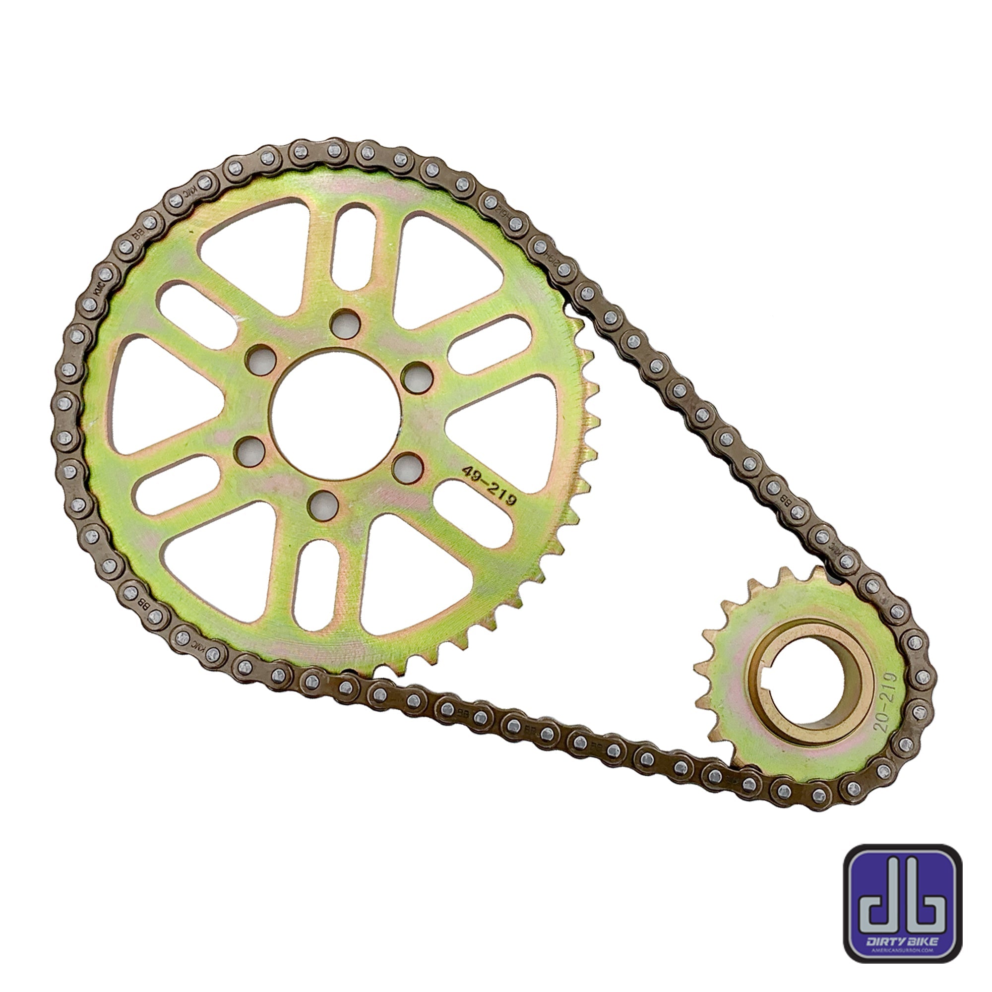 DirtyBike 219 Gold Series Primary Belt to Chain Conversion Kit Surron LBX