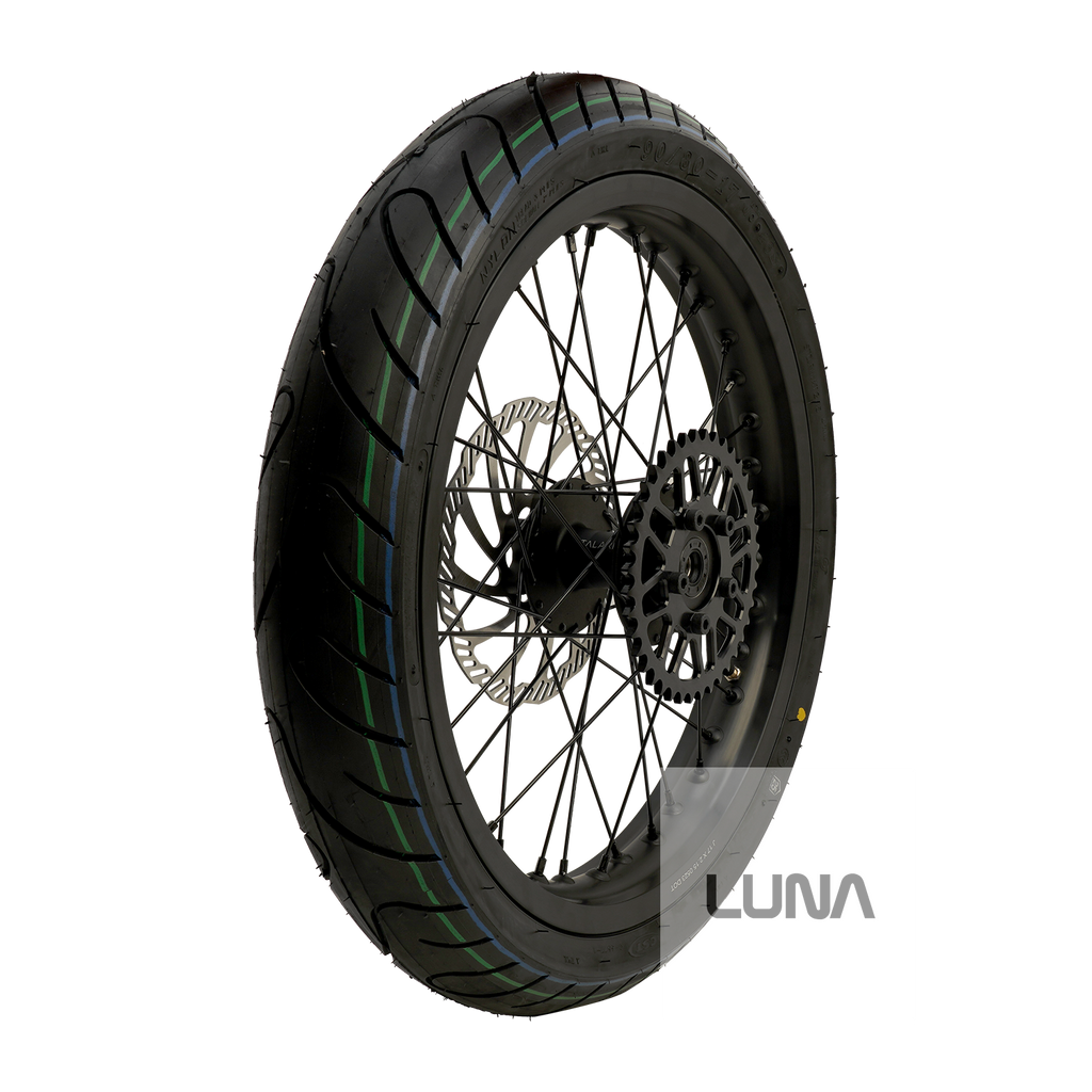 Complete 17" Supermoto Wheelset for Talaria