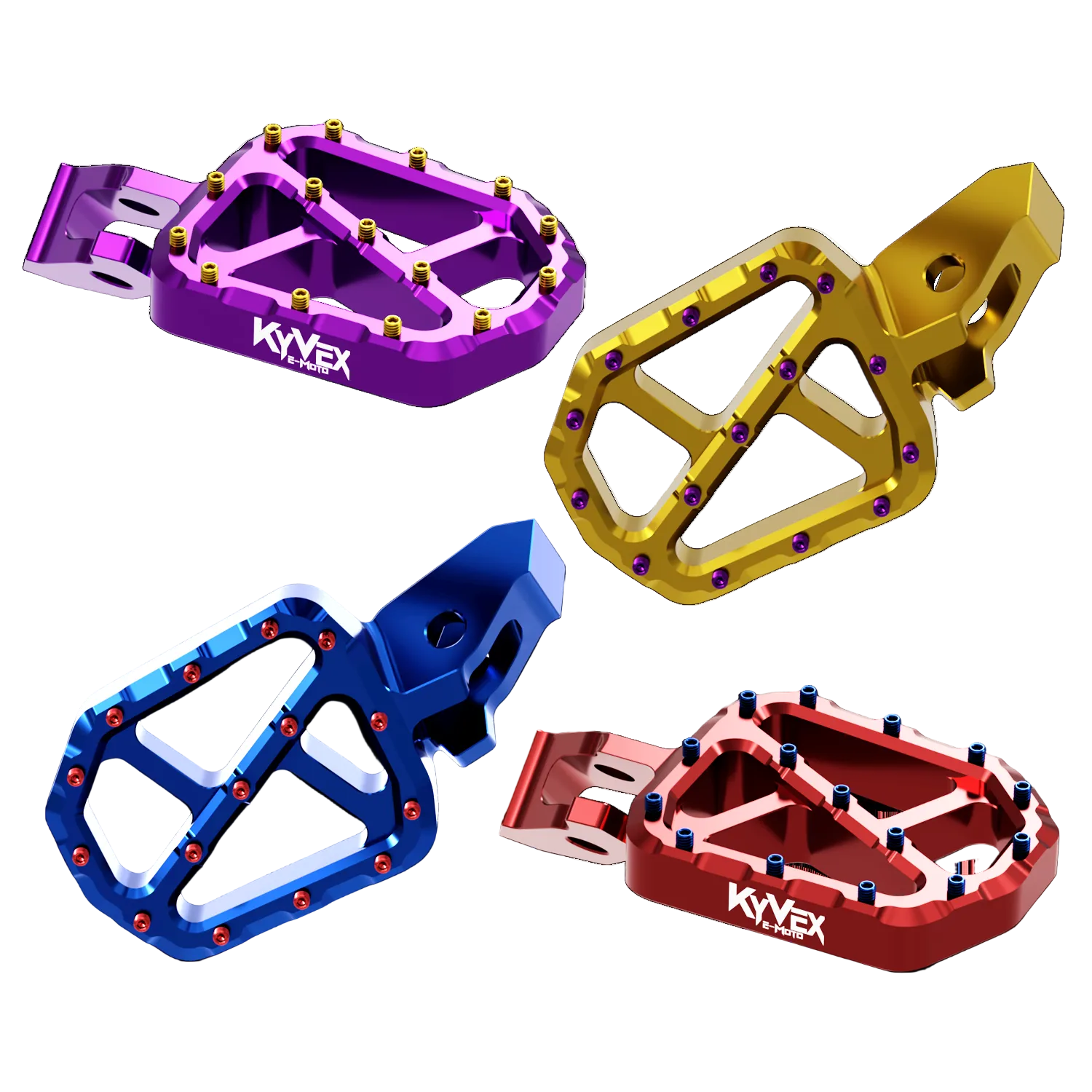 KyVex Billet Wide Foot Pegs - Ultra Bee