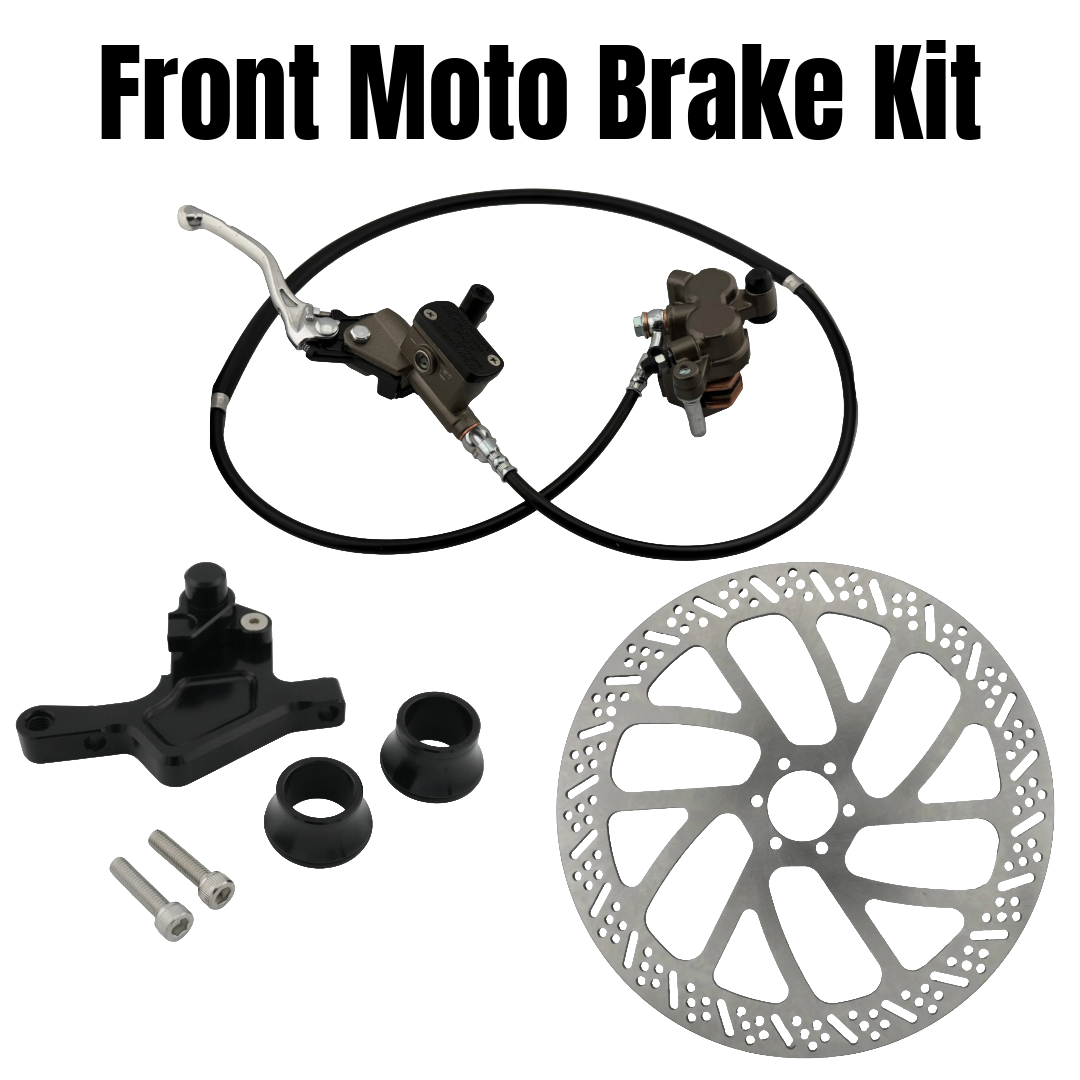 Front Moto Brake Conversion Kit for E-Moto Bikes | 240mm Upgrade