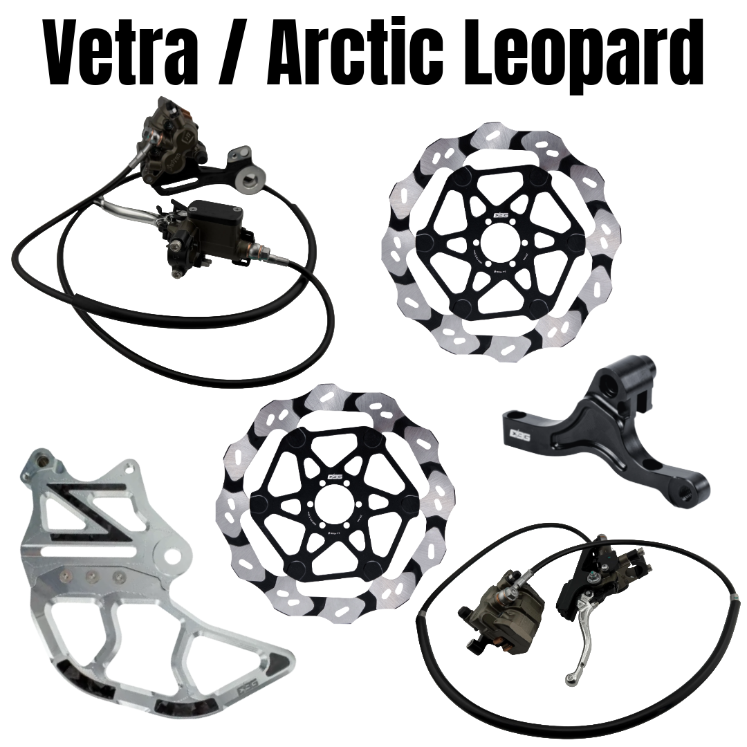 Ebike Garage Full Moto Brake Conversion Kit // Vetra, Arctic Leopard XE