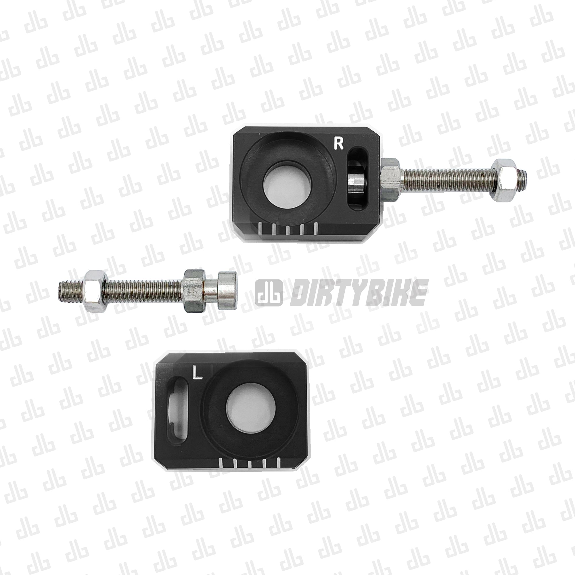 DirtyBike Aluminum Axle Blocks for Surron, E-Ride Pro
