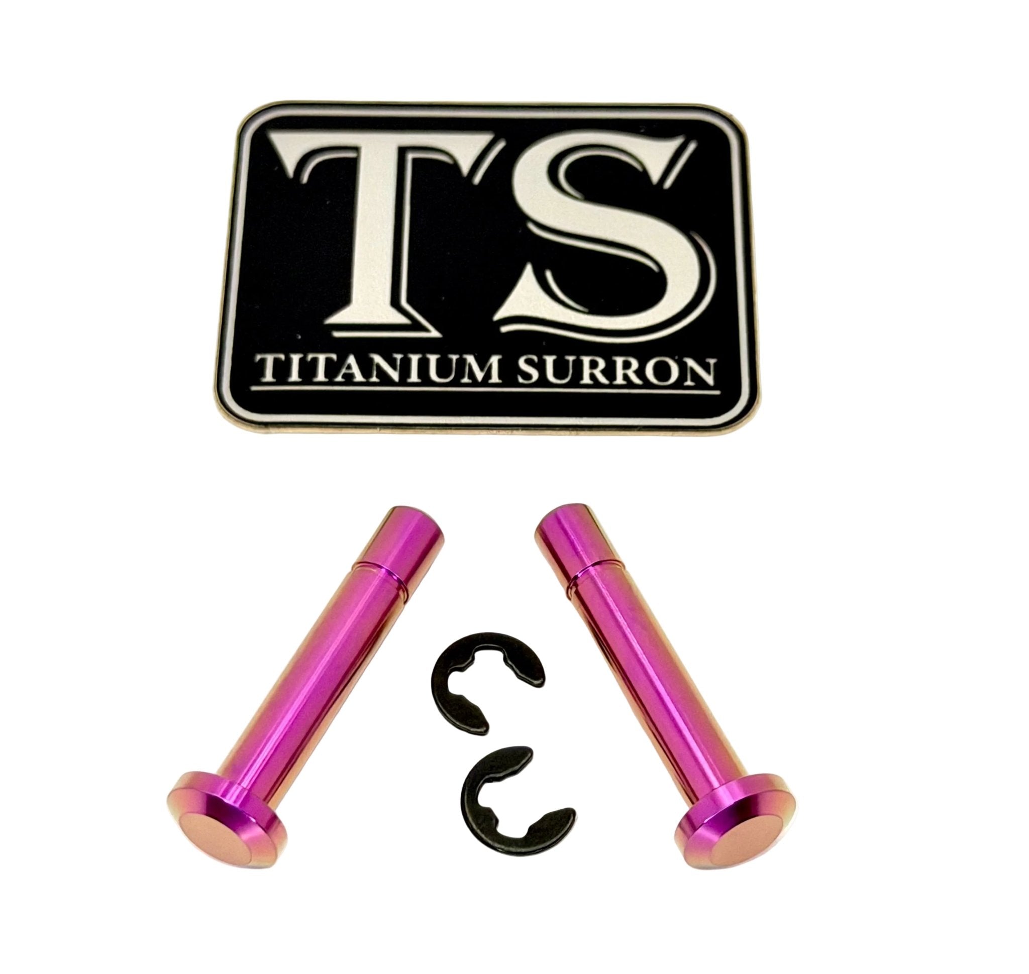 Titanium Battery Lid Pins - Surron LBS LBX, Segway X160 X260