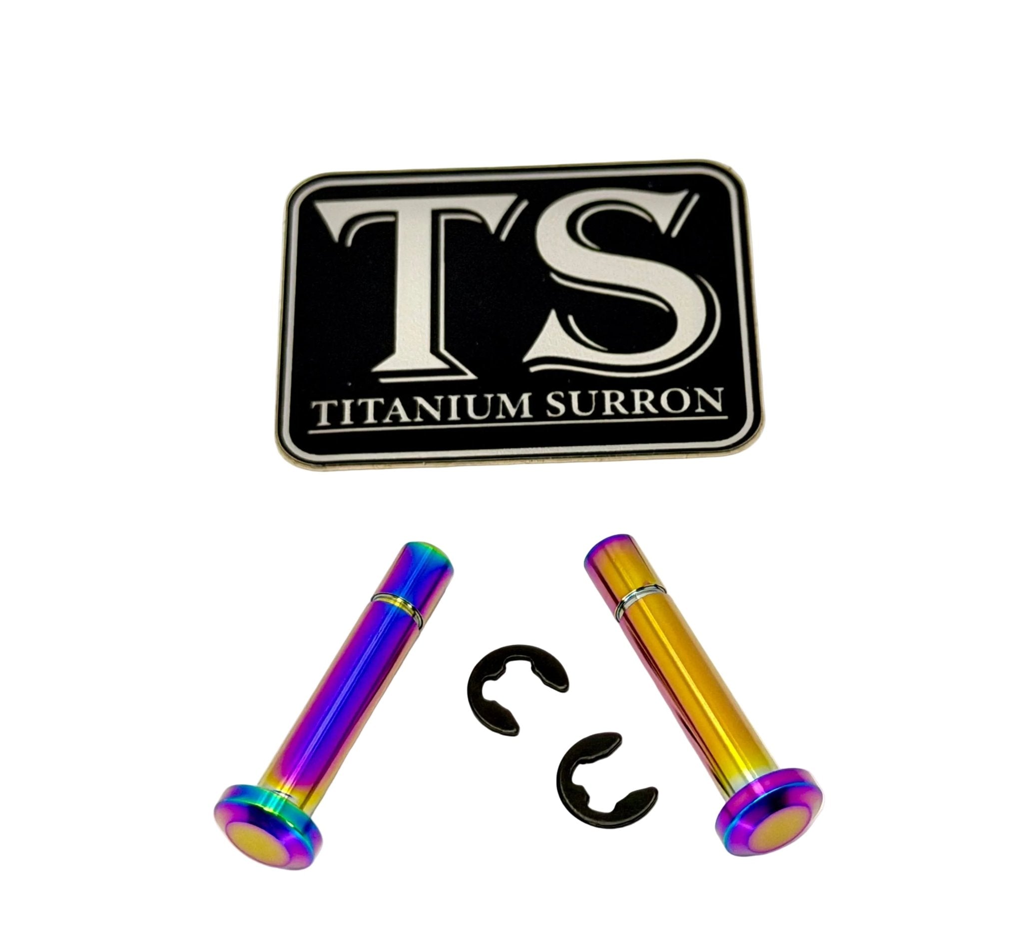 Titanium Battery Lid Pins - Surron LBS LBX, Segway X160 X260