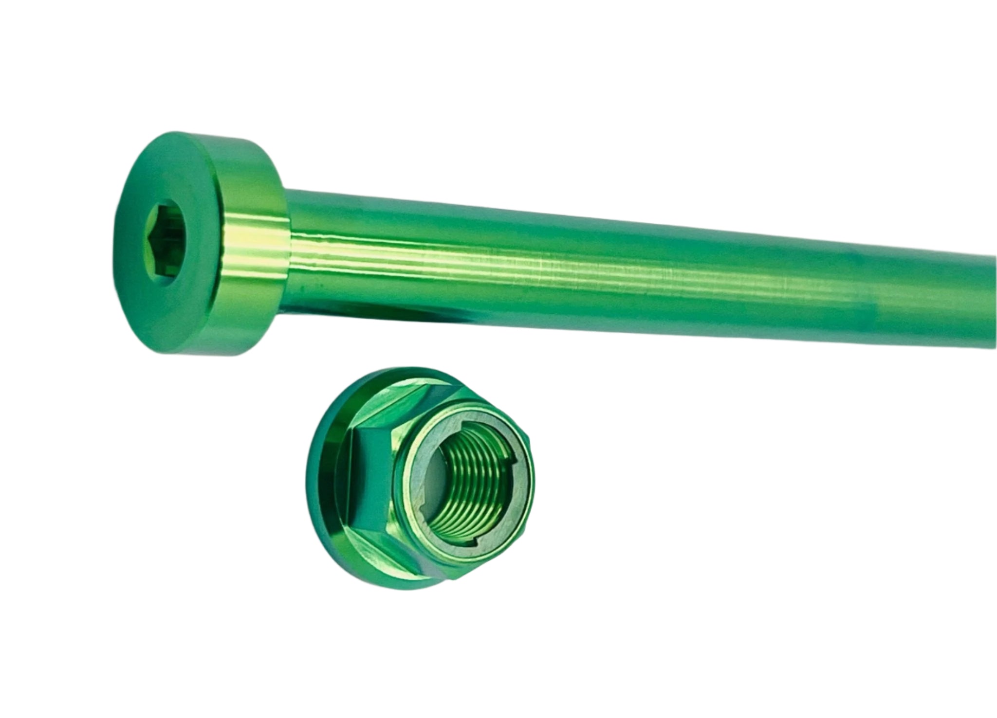 Titanium Rear Axle and Nut - Talaria