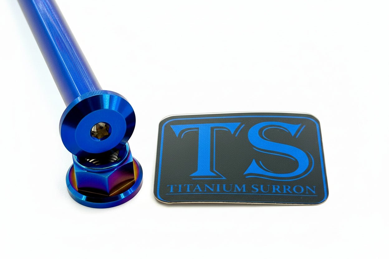 Titanium Rear Axle and Nut - Talaria