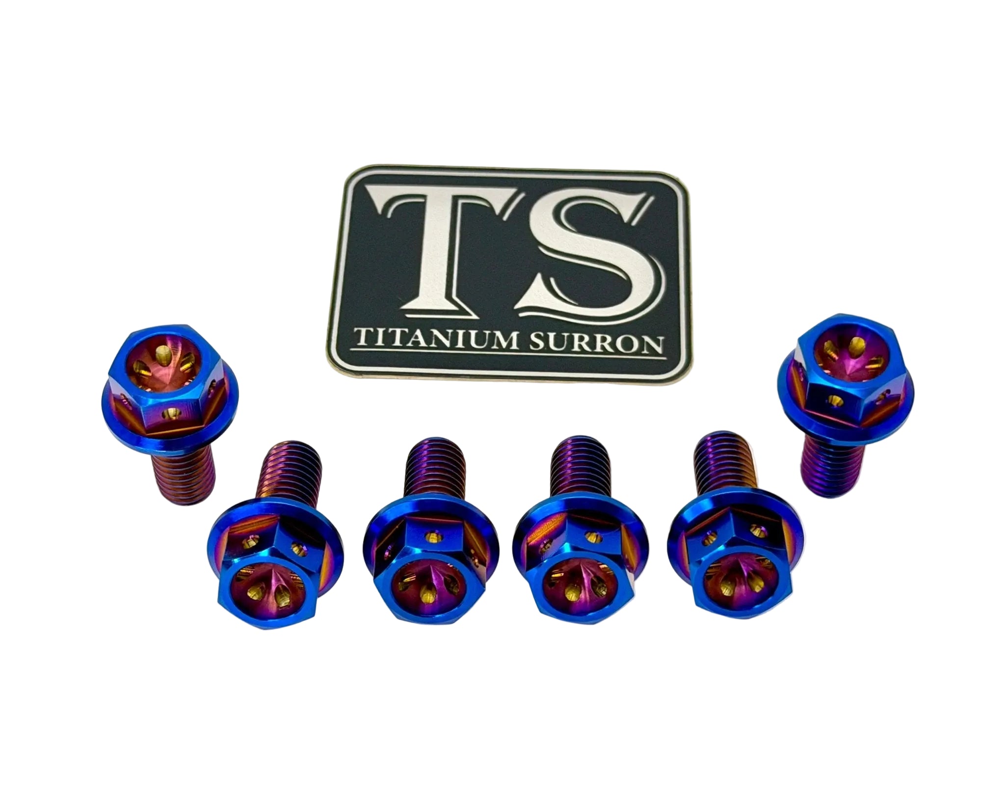 Titanium Sprocket Bolts - Surron, Talaria, Eride Pro, 79 Bike, Rerode