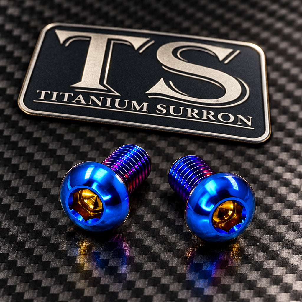 Titanium Ignition Cover Bolts (Set of Two) Surron, Segway, 79 Bike, E-Ride Pro
