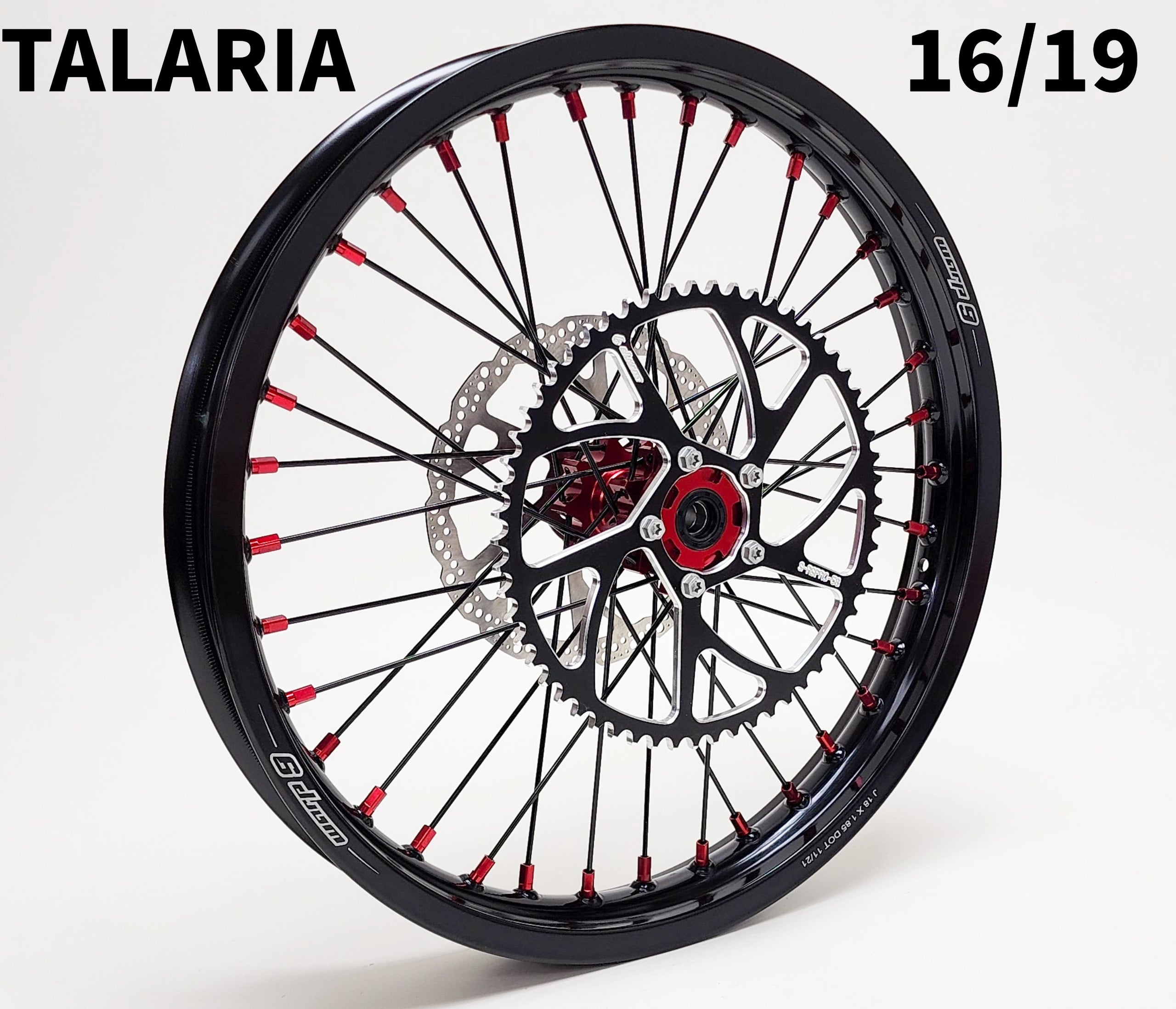 Warp 9 Complete 16/19in Upgraded Wheel Set for Talaria