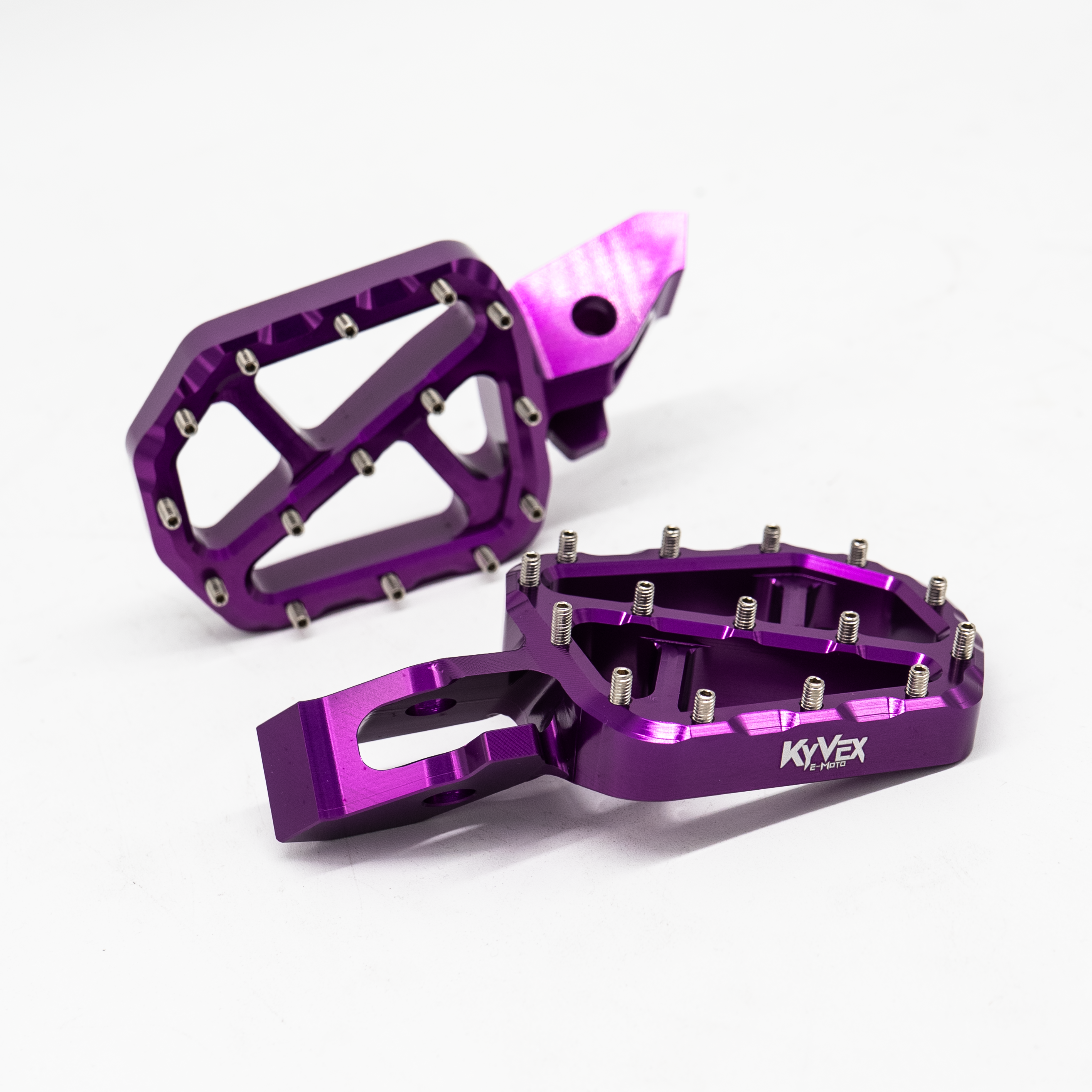 KyVex Billet Wide Foot Pegs - Ultra Bee