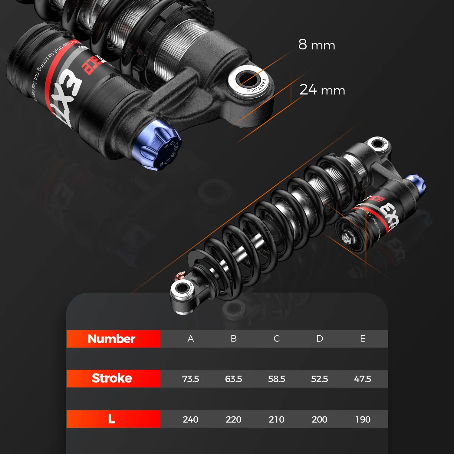 Fast Ace Rear Shock