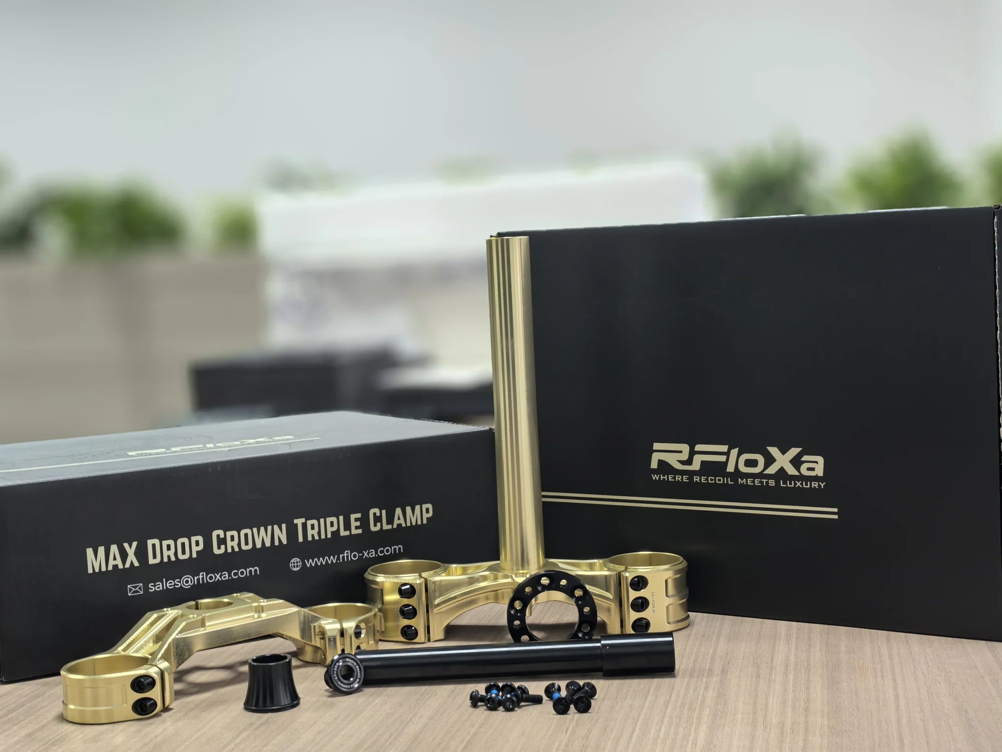 RFLOXA MAX Drop Crown Triple Clamp for Hawk31/Hawk32/PRO/Hawk 33