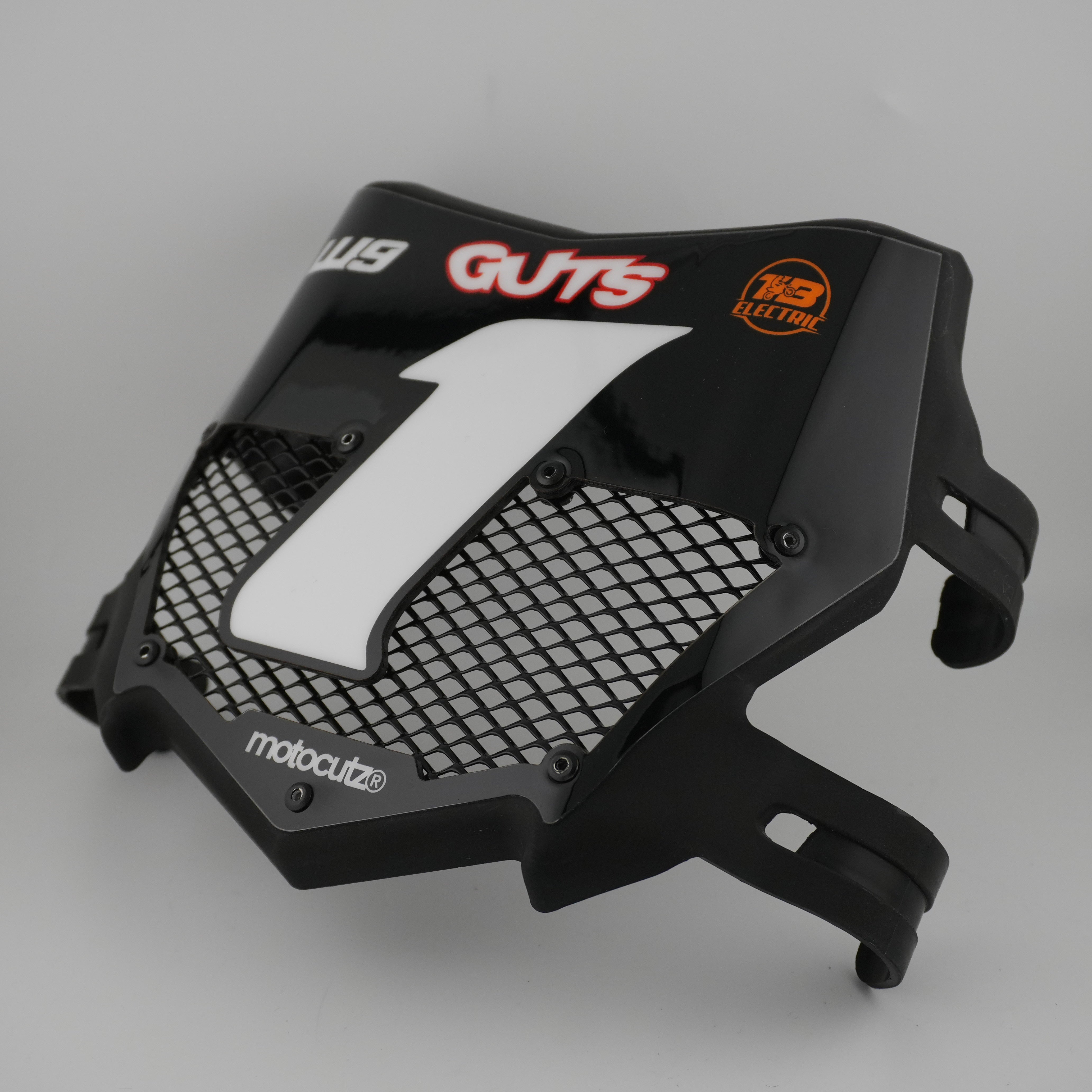 Motocutz PRE1 Vented Front Number Plate with Graphics