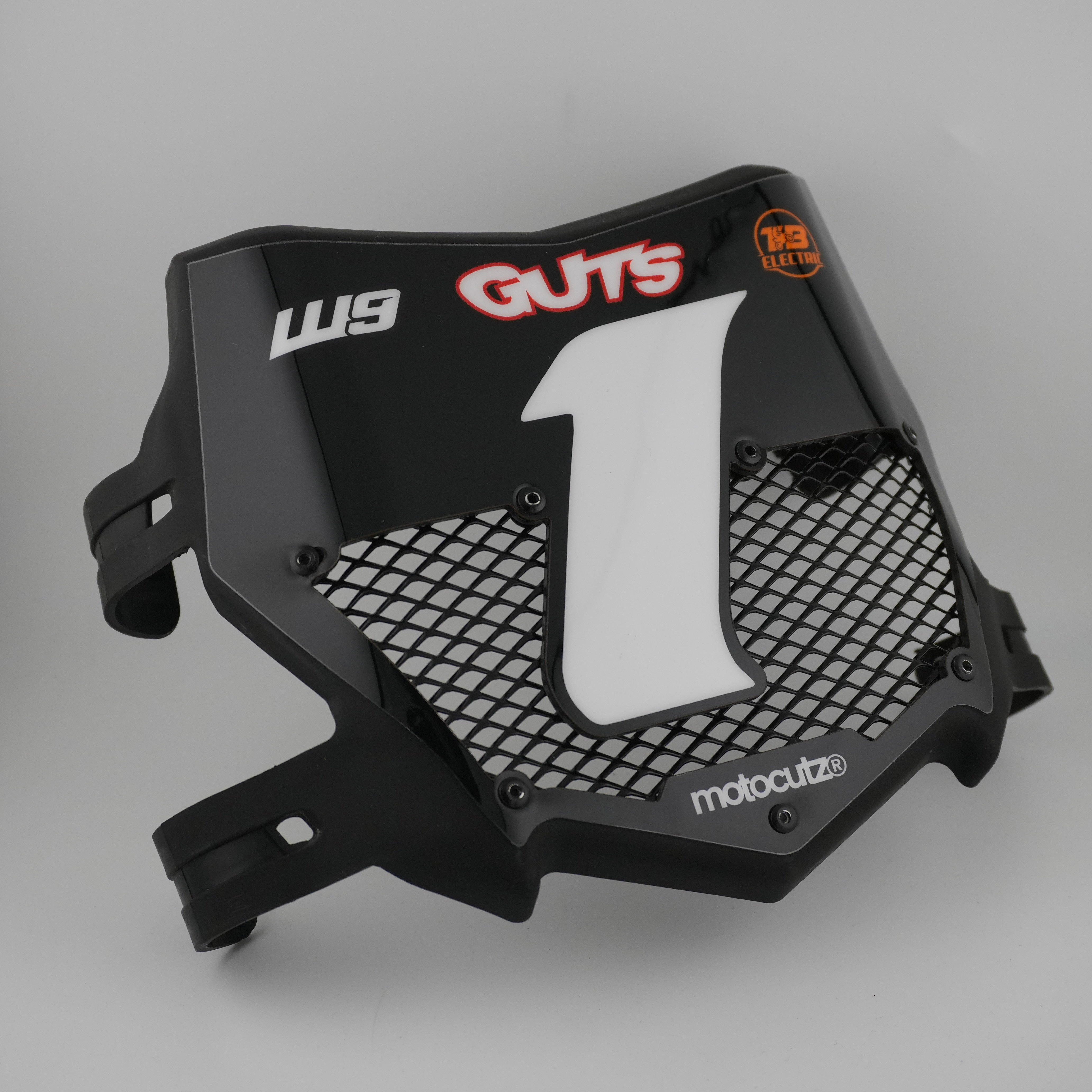 Motocutz PRE1 Vented Front Number Plate with Graphics