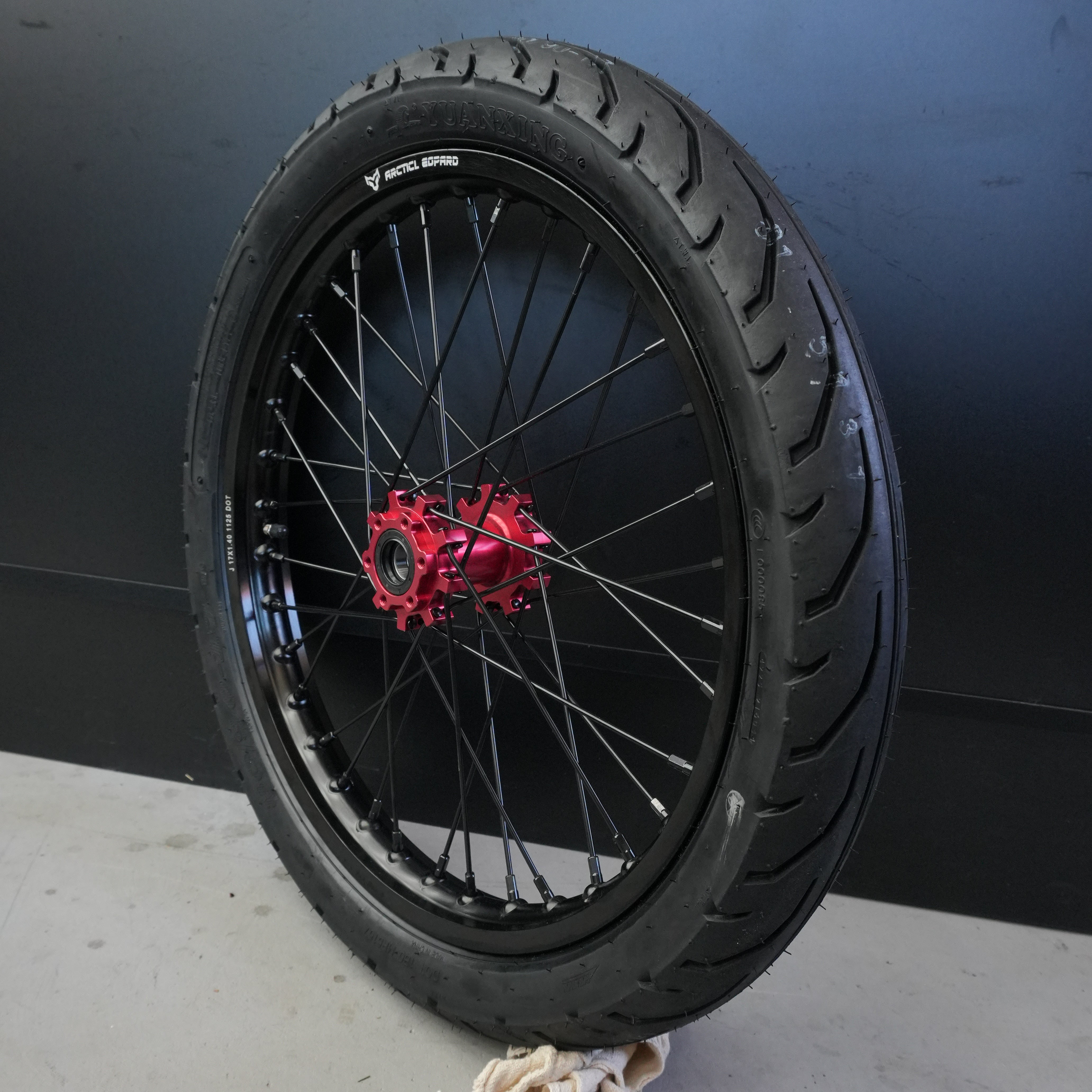 Supermoto Wheel set For Vetra and Arctic Leopard XE 17in Front 16in Rear
