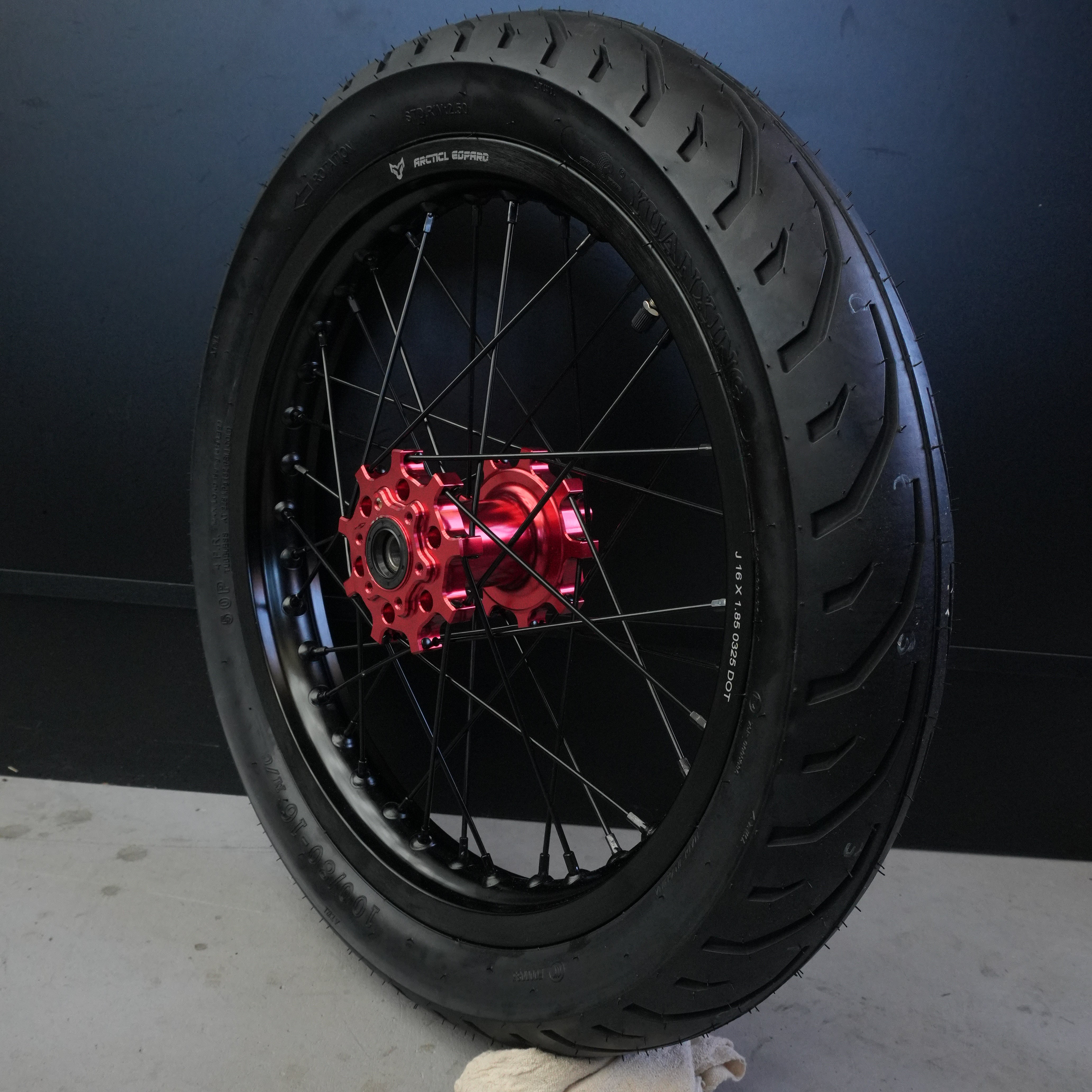 Supermoto Wheel set For Vetra and Arctic Leopard XE 17in Front 16in Rear