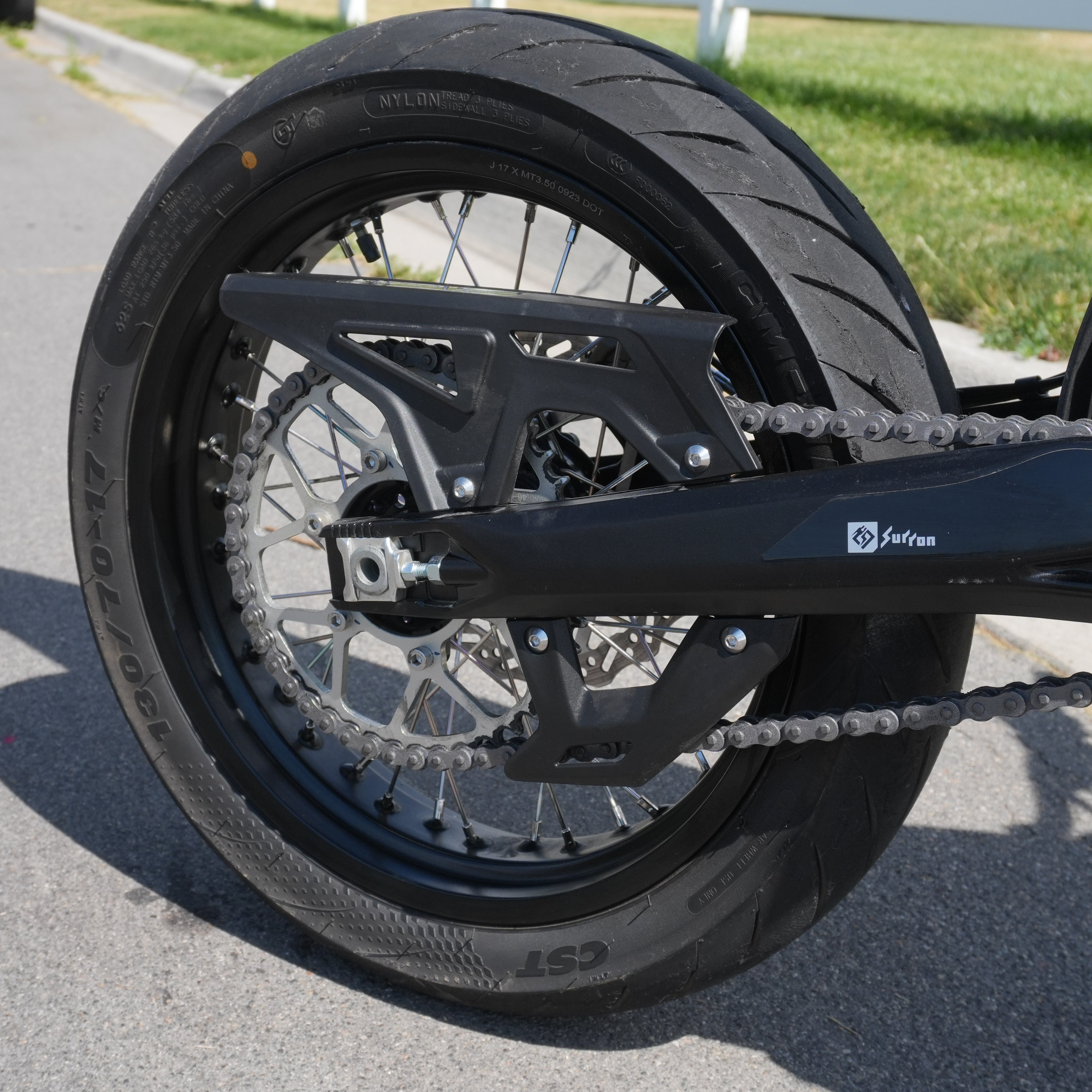 Complete 17in Super Moto Wheel Set for Surron Ultra Bee