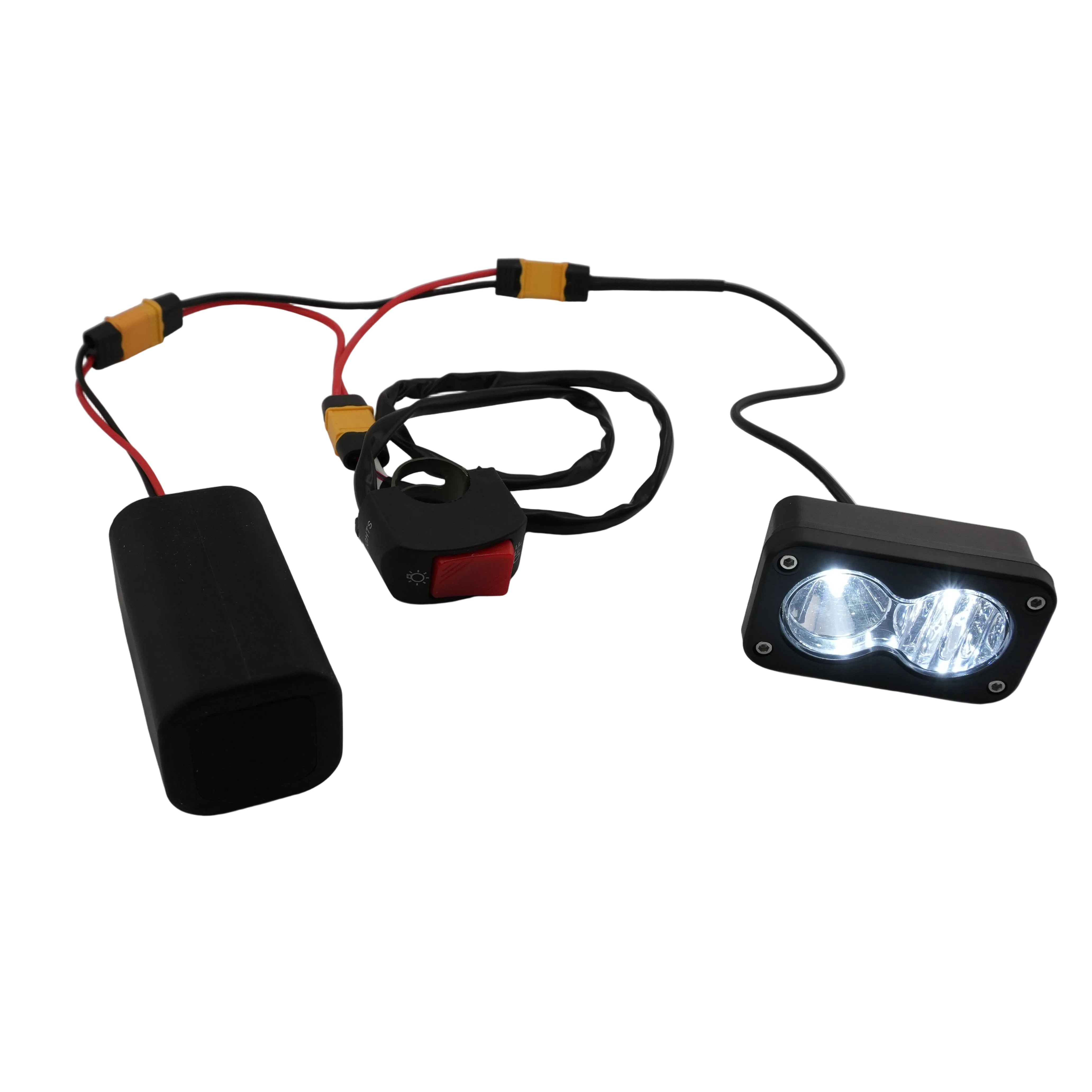 Upgraded Headlight "Baja Light" Battery Powered