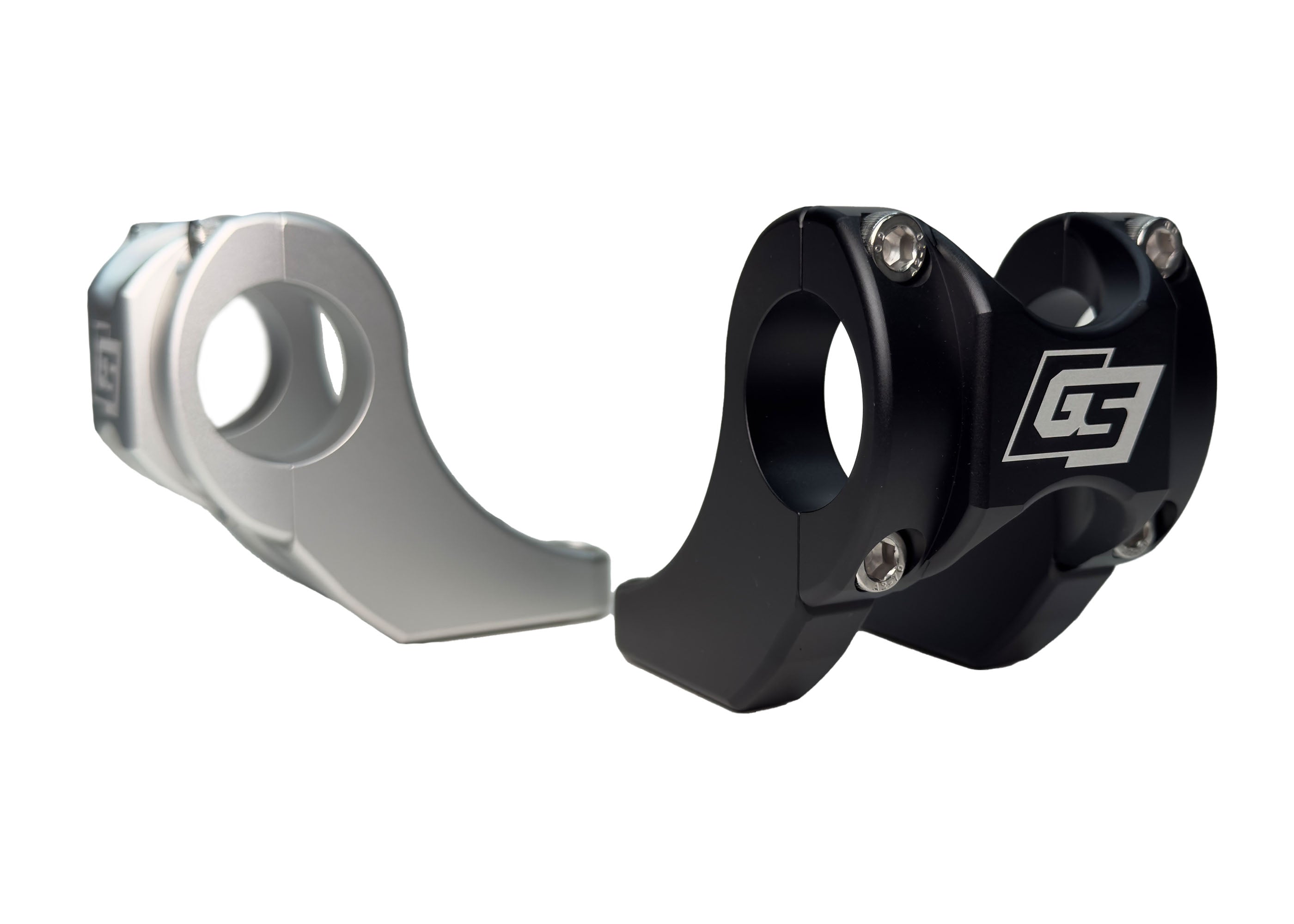 GritShift Direct Mount Stem Riser for E-Bikes, 2" Rise, for 31.8mm Bars