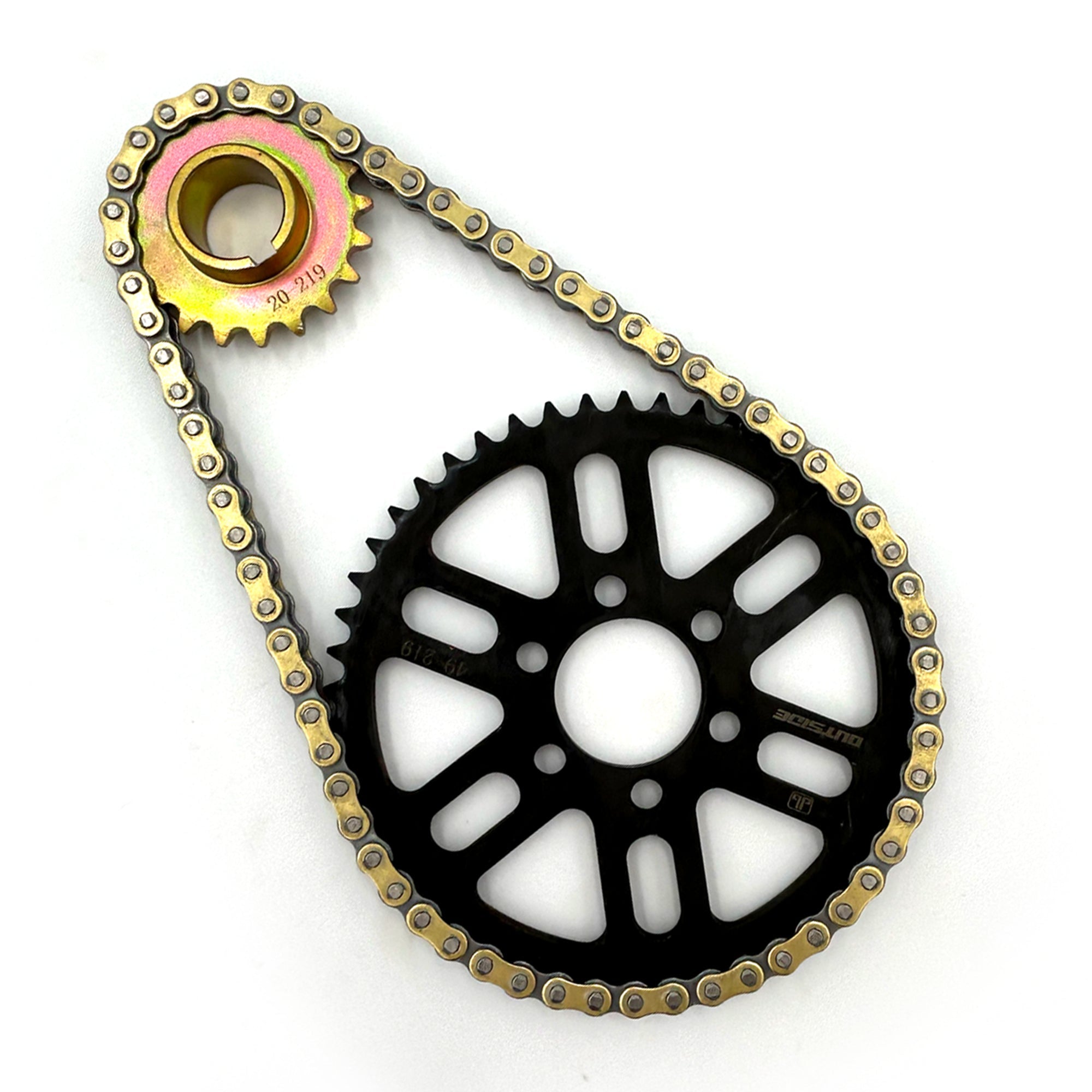 219 RK Non-Sealed Chain | Primary Belt to Chain Conversion Kit | E Ride Pro