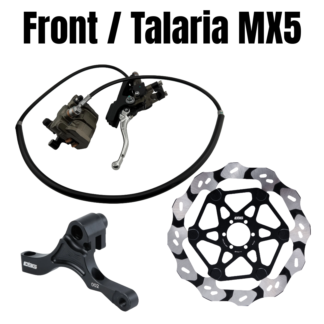 Ebike Garage Front Moto Brake Conversion Kit // Talaria Sting MX5
