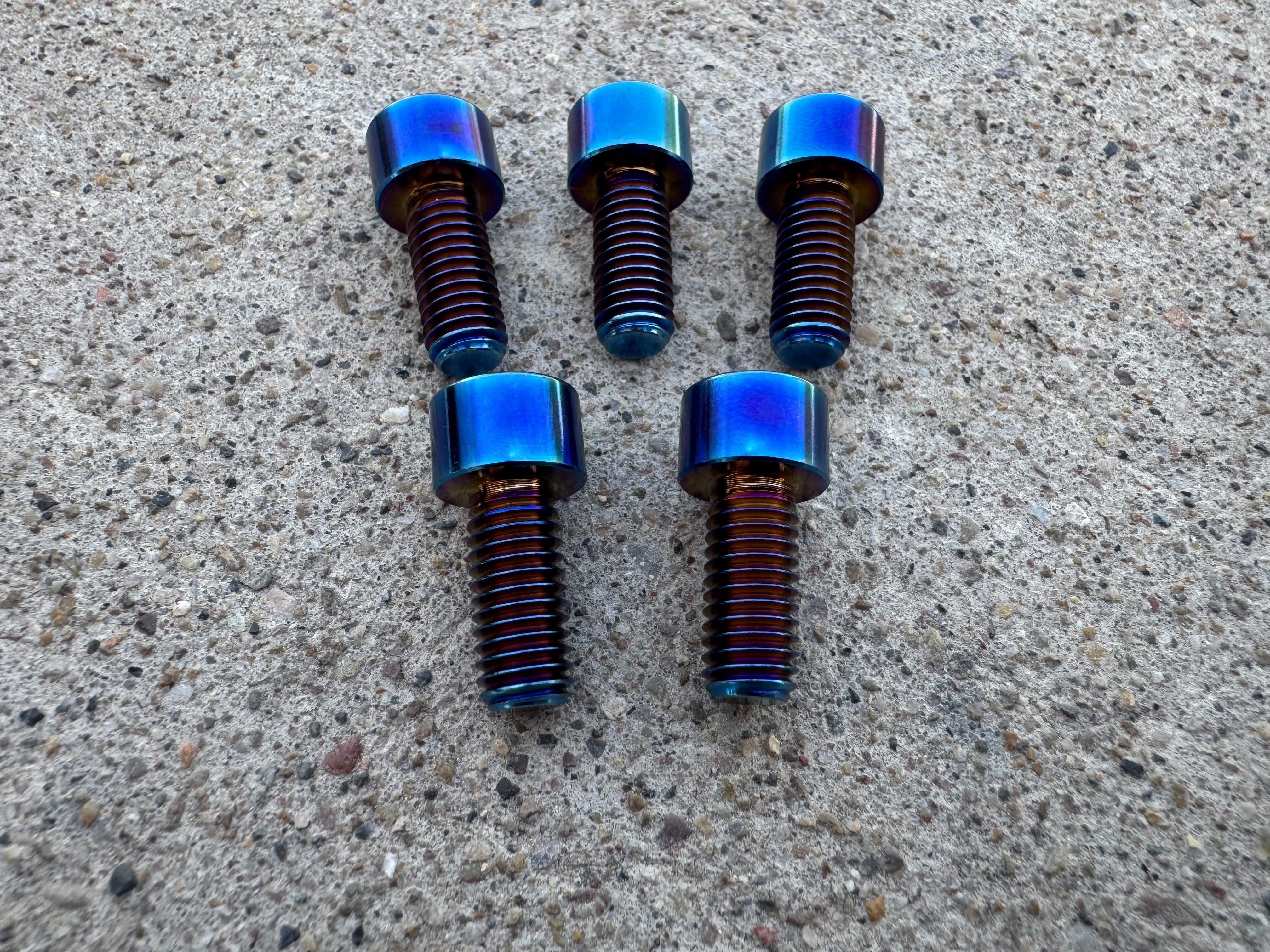 TB Titanium Sprocket Bolts