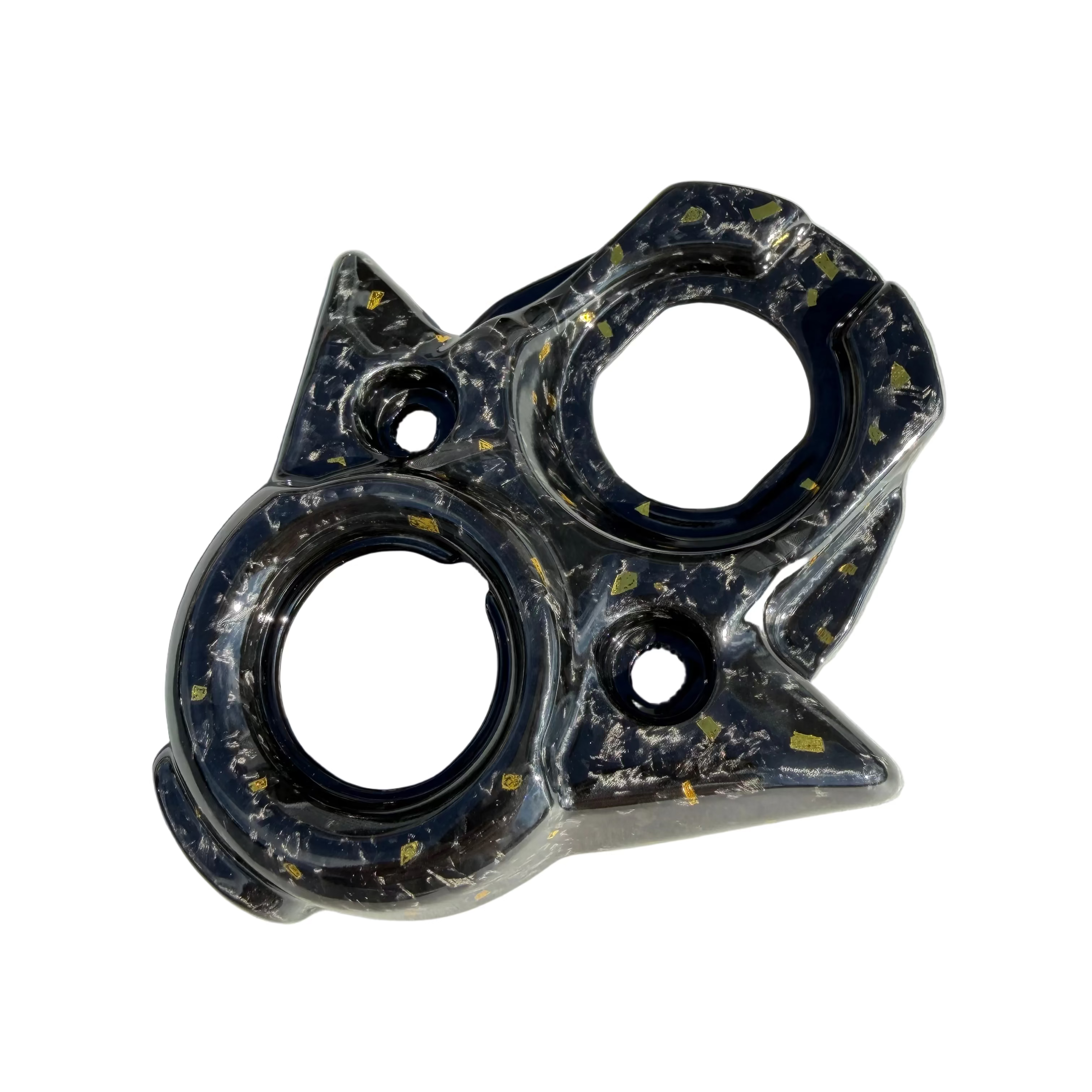 Surron Real Carbon Fiber Plastics Gold Flake Design