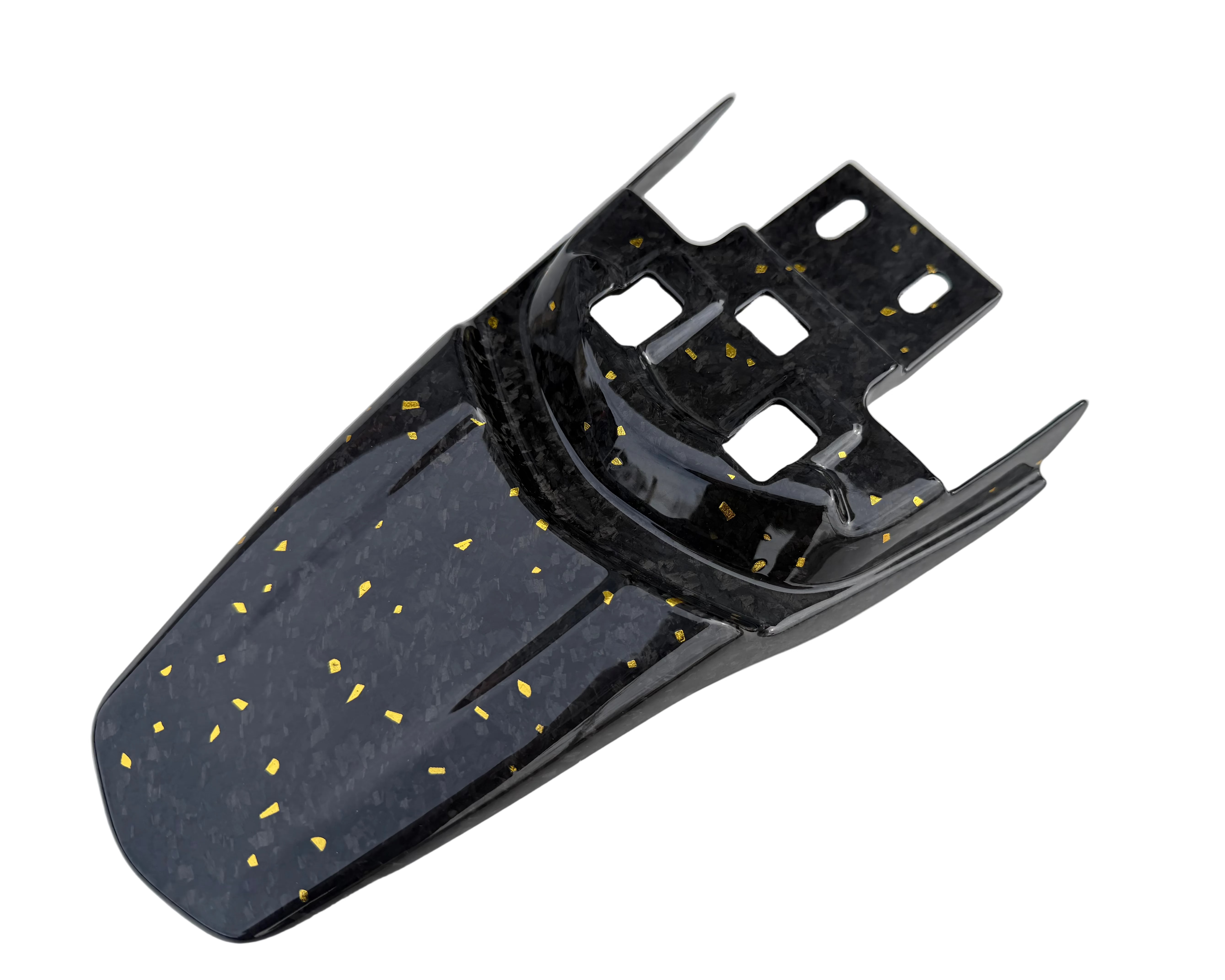 Surron Real Carbon Fiber Plastics Gold Flake Design