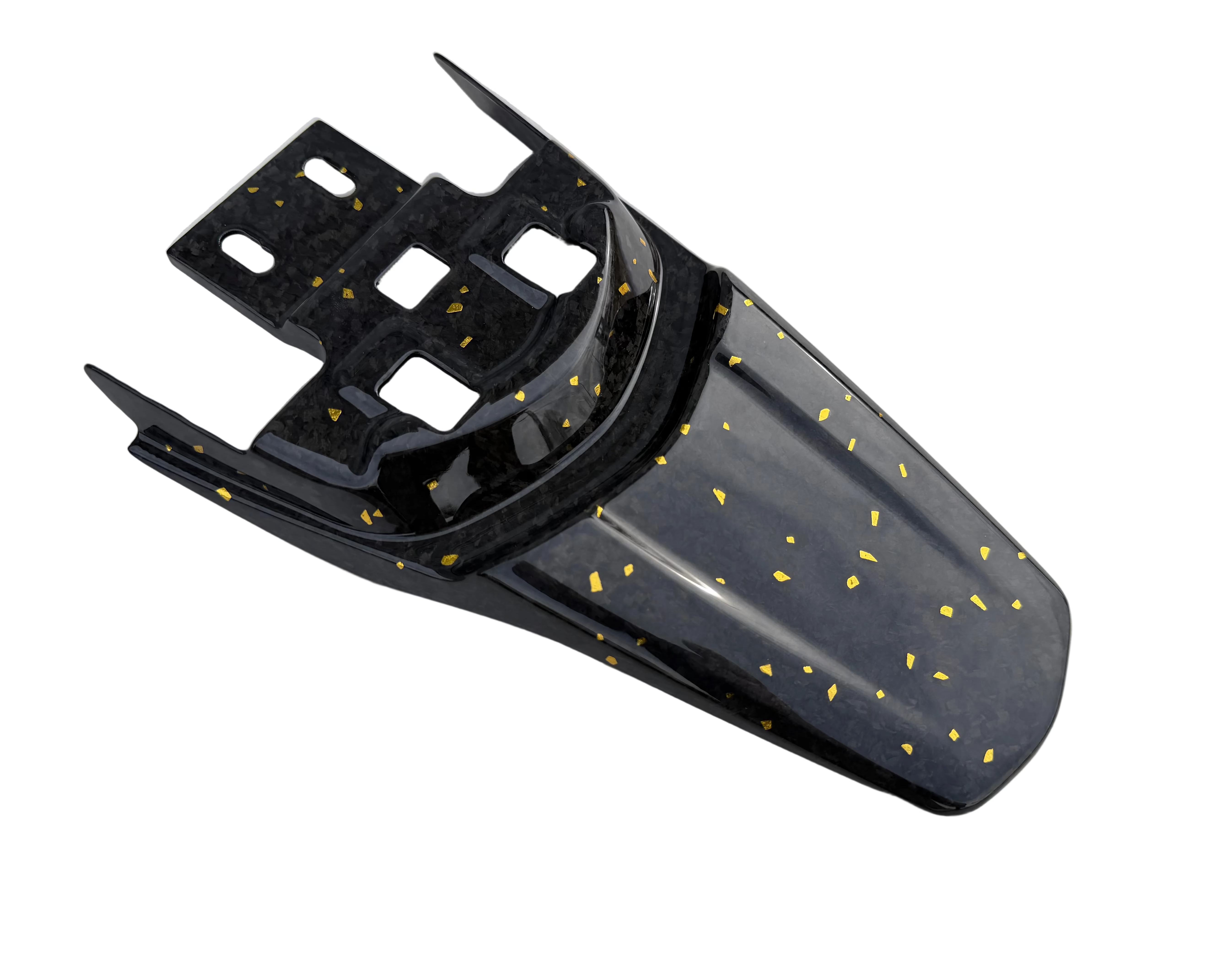 Surron Real Carbon Fiber Plastics Gold Flake Design