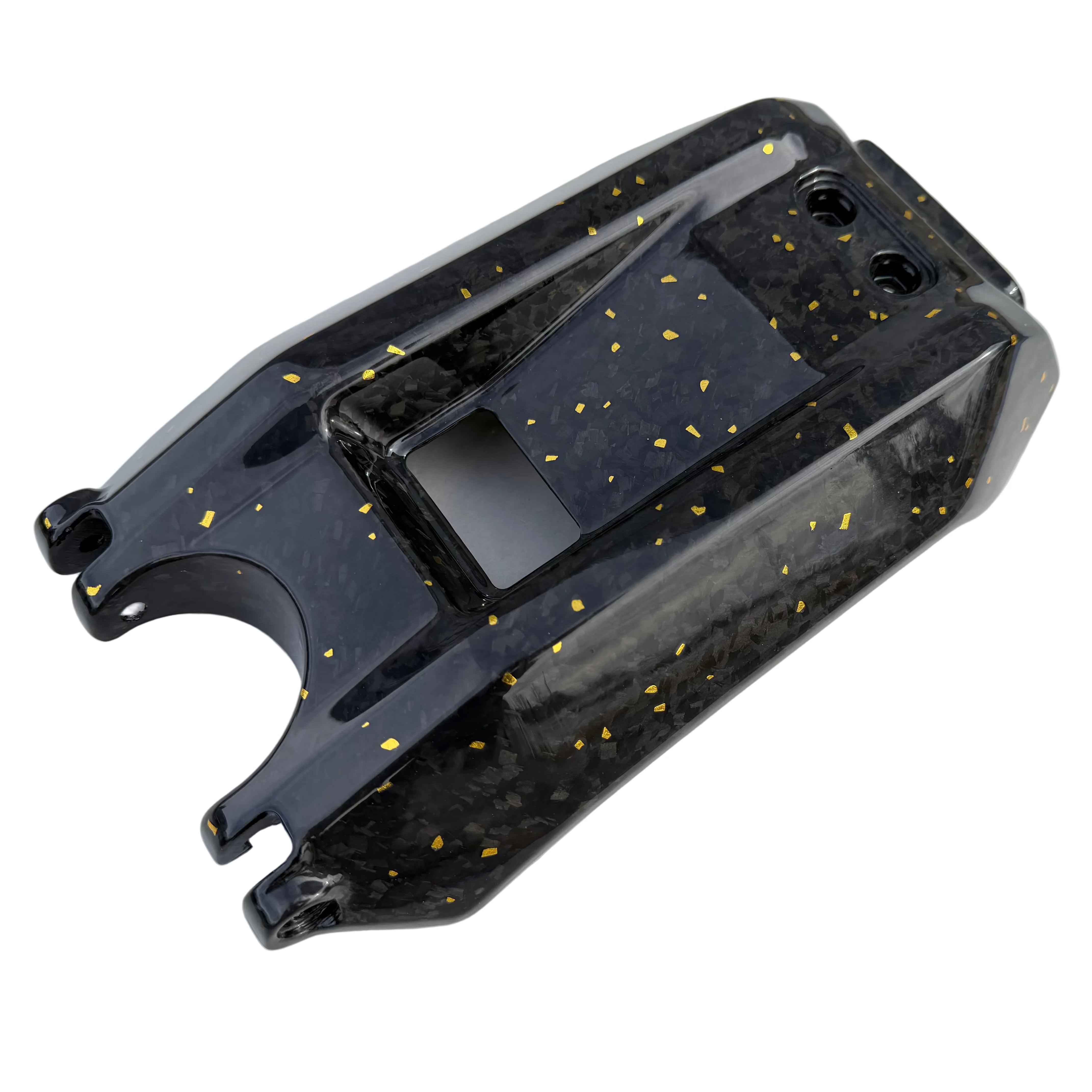 Surron Real Carbon Fiber Plastics Gold Flake Design