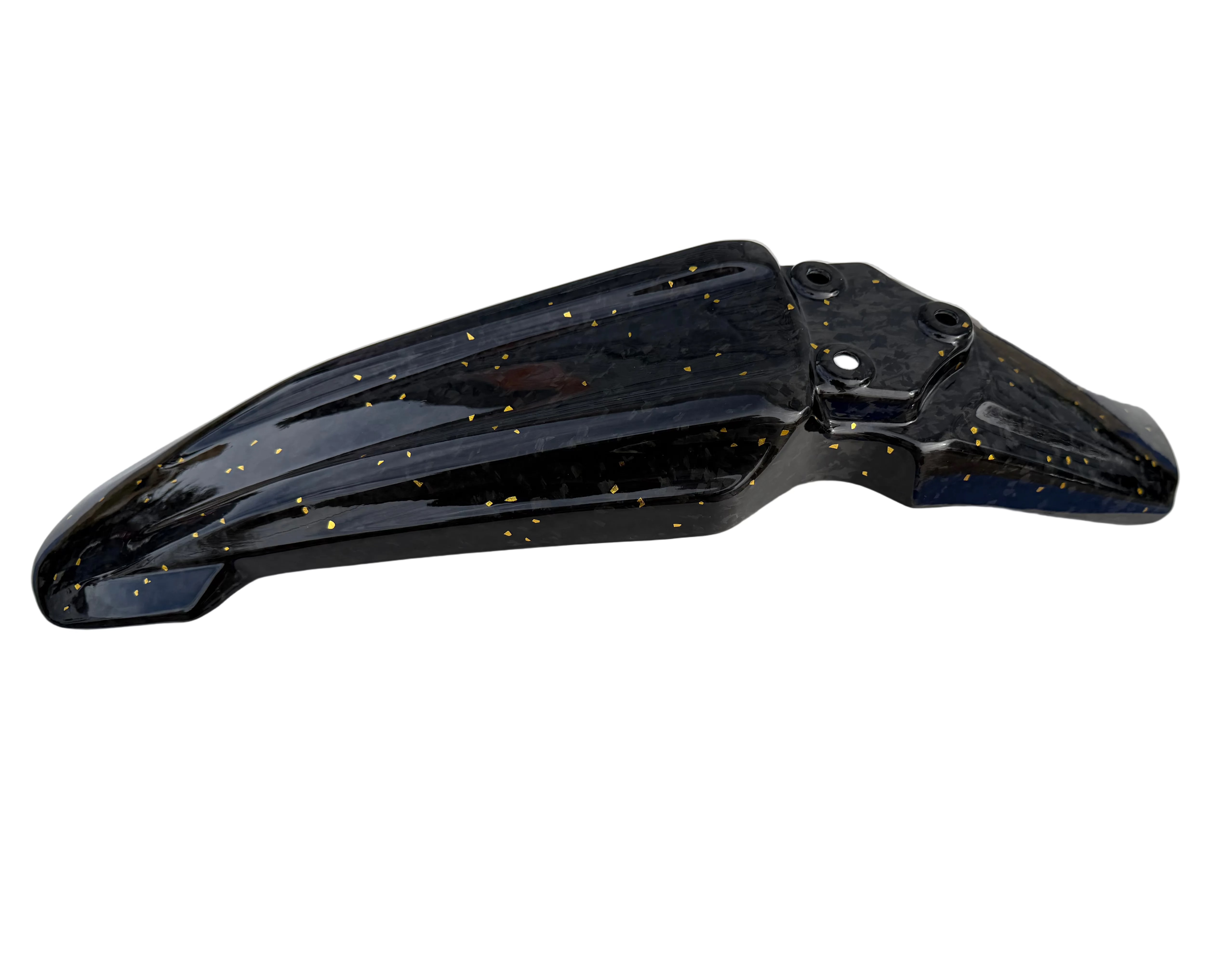 Surron Real Carbon Fiber Plastics Gold Flake Design