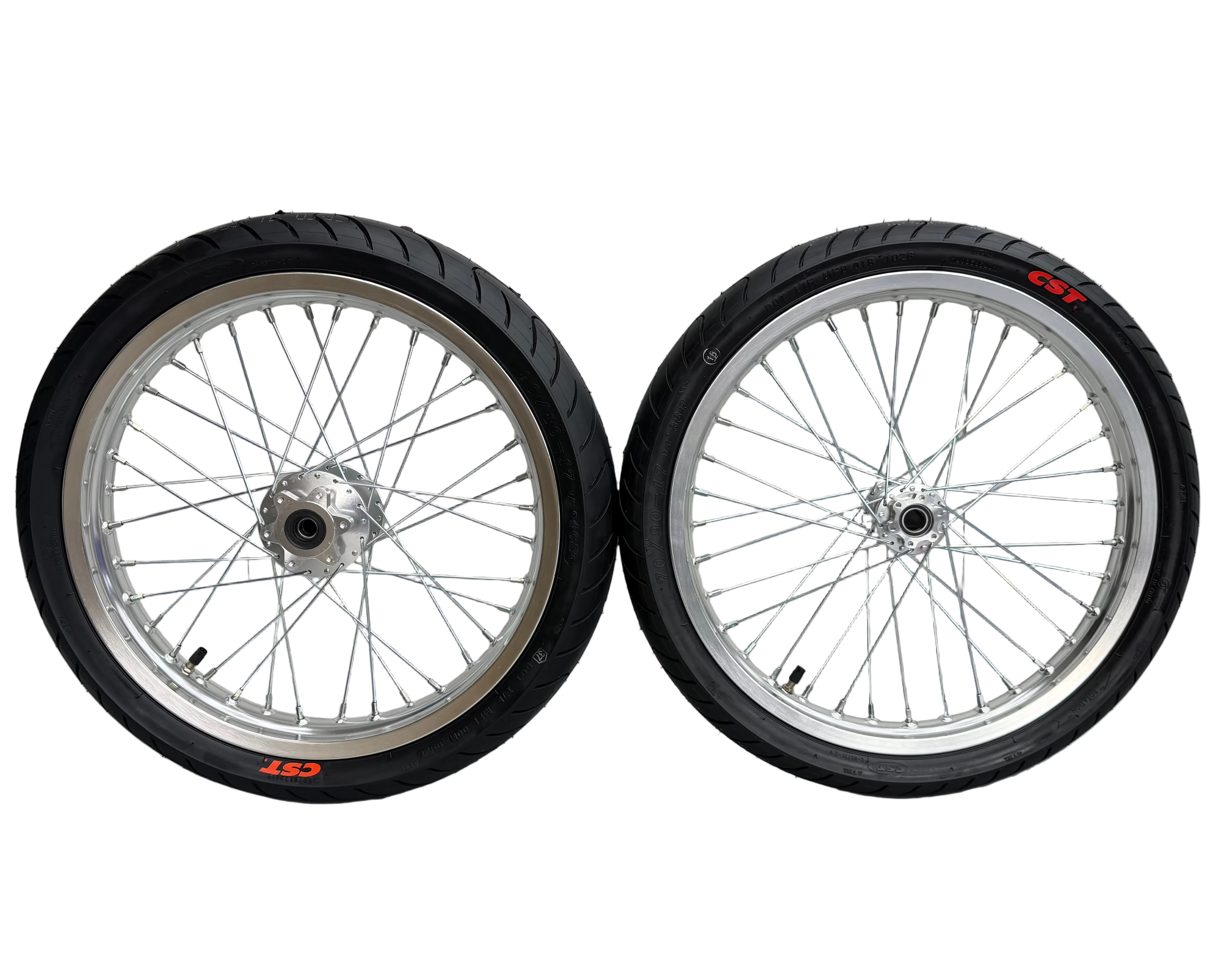 17in Chrome Supermoto Wheelset for Talaria Sting and XXX