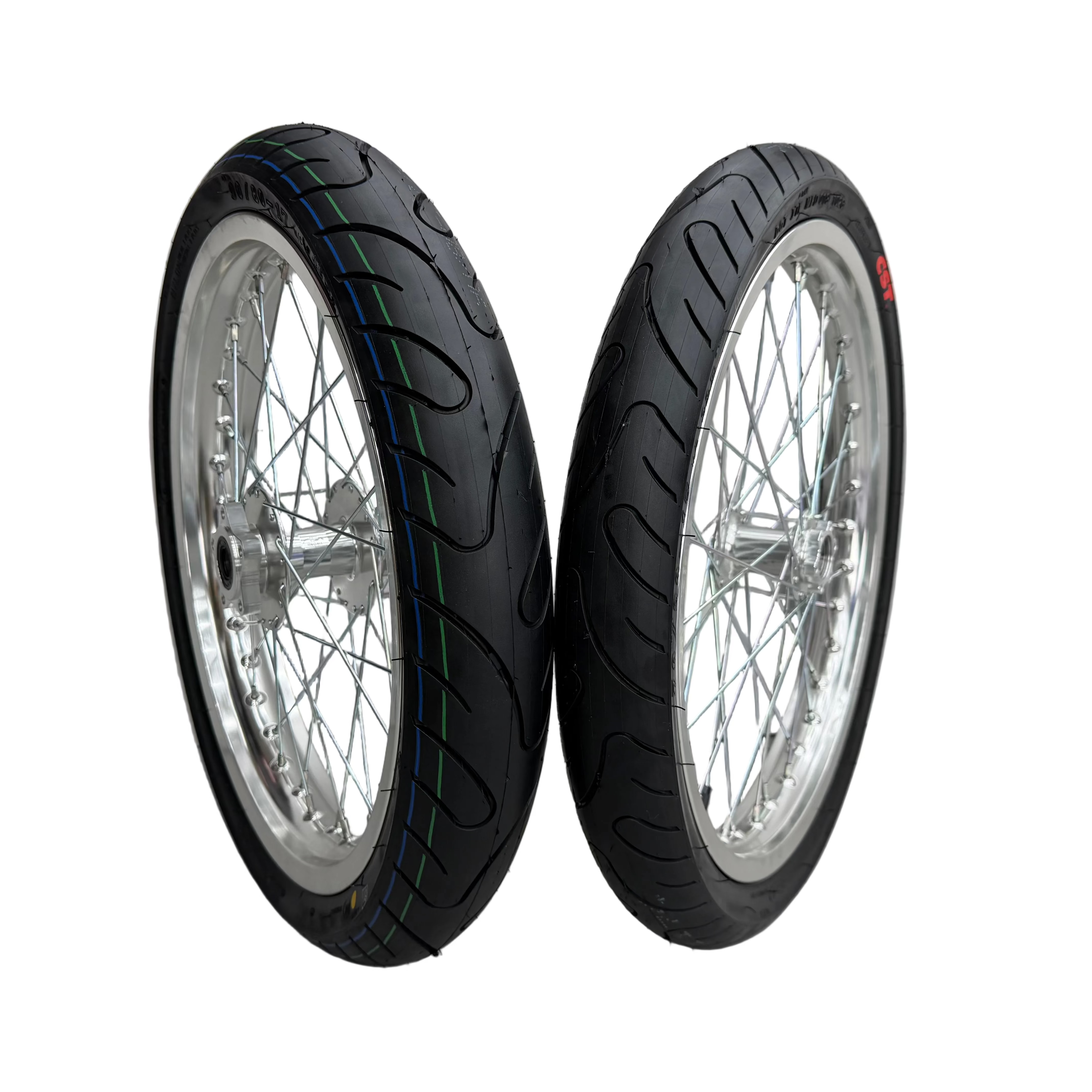 17in Chrome Supermoto Wheelset for Talaria Sting and XXX