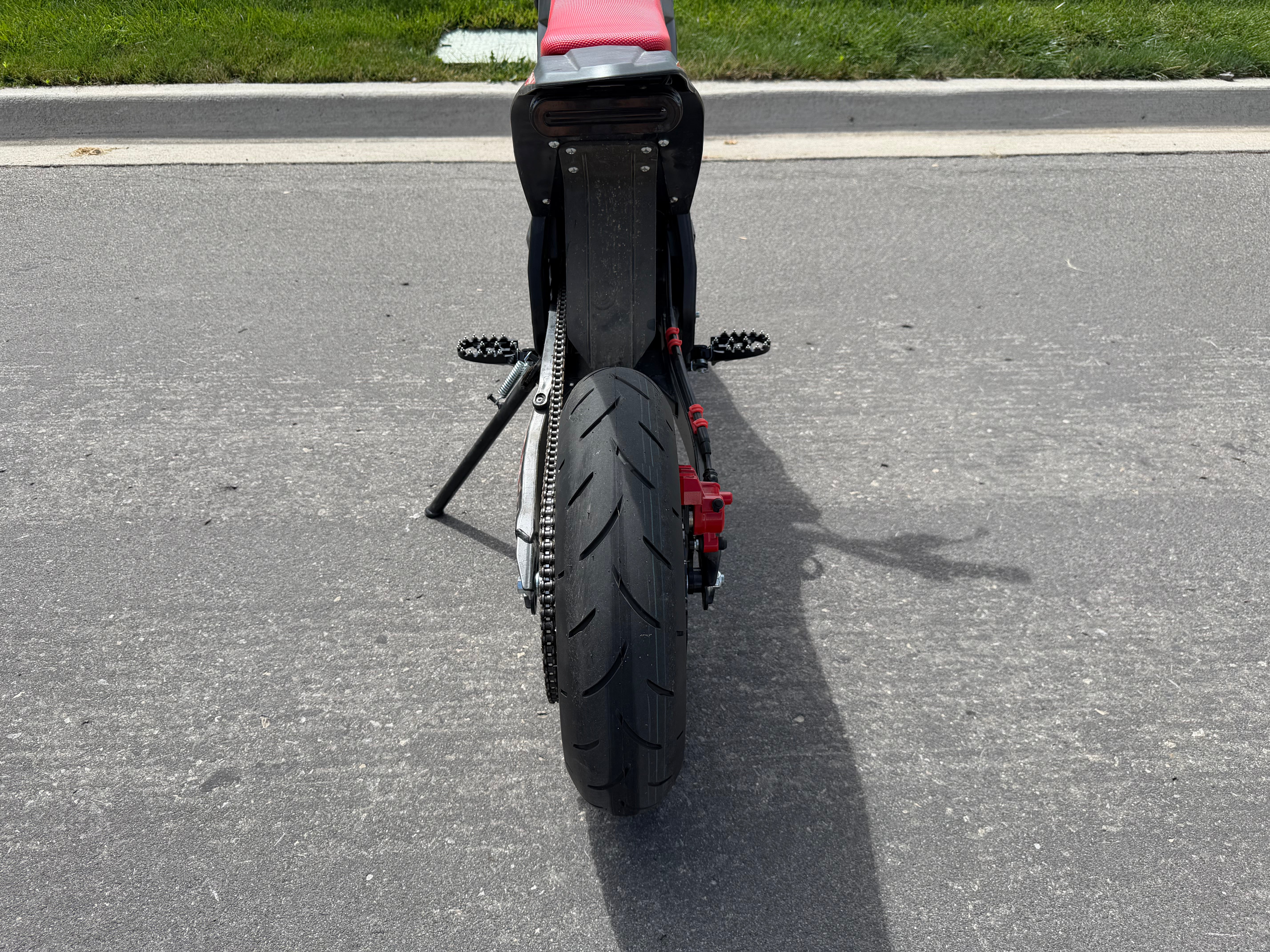 12in Mag Supermoto Wheel Set for Pit Bikes Yozma, Strike Shadow