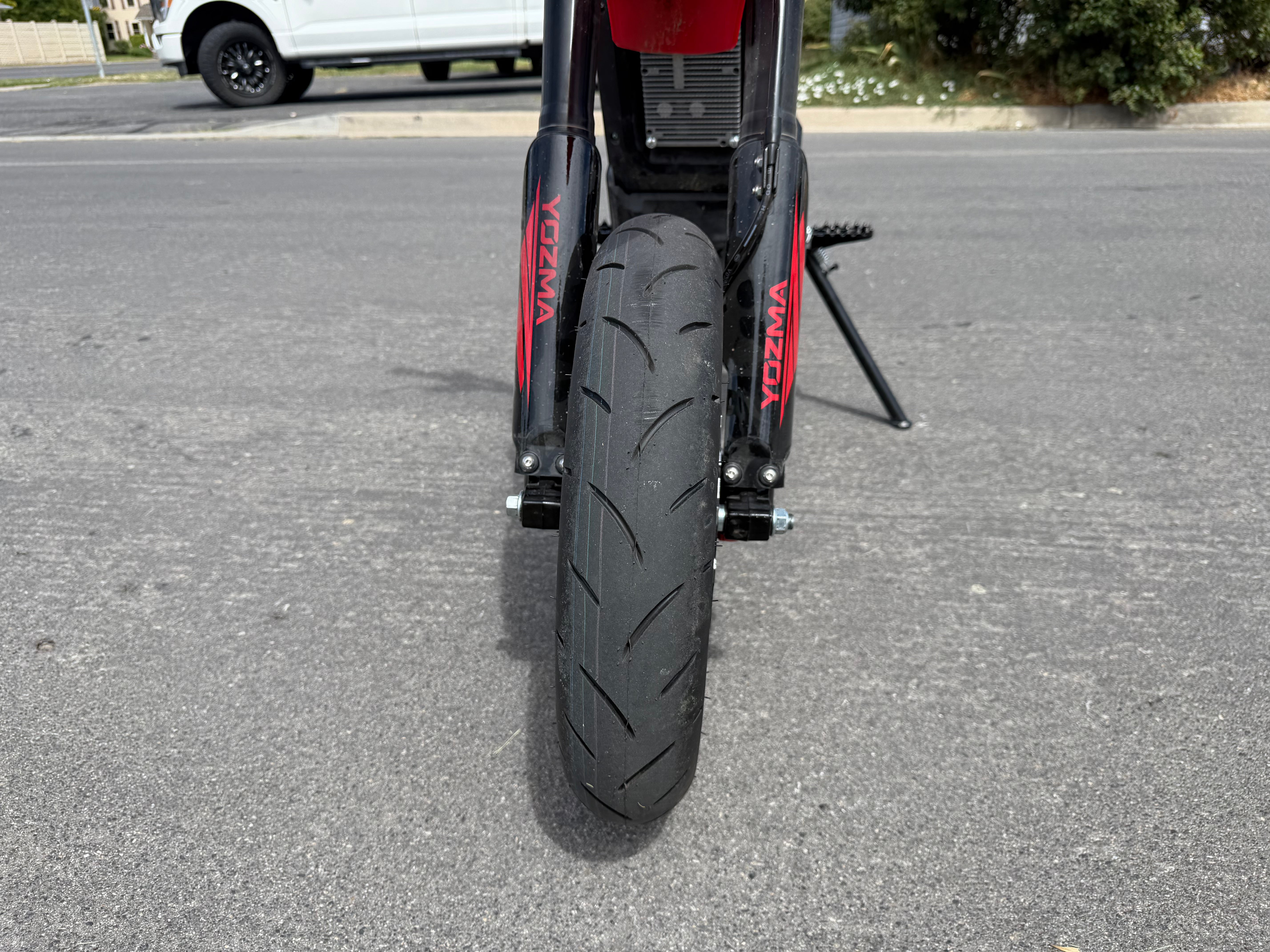 12in Mag Supermoto Wheel Set for Pit Bikes Yozma, Strike Shadow