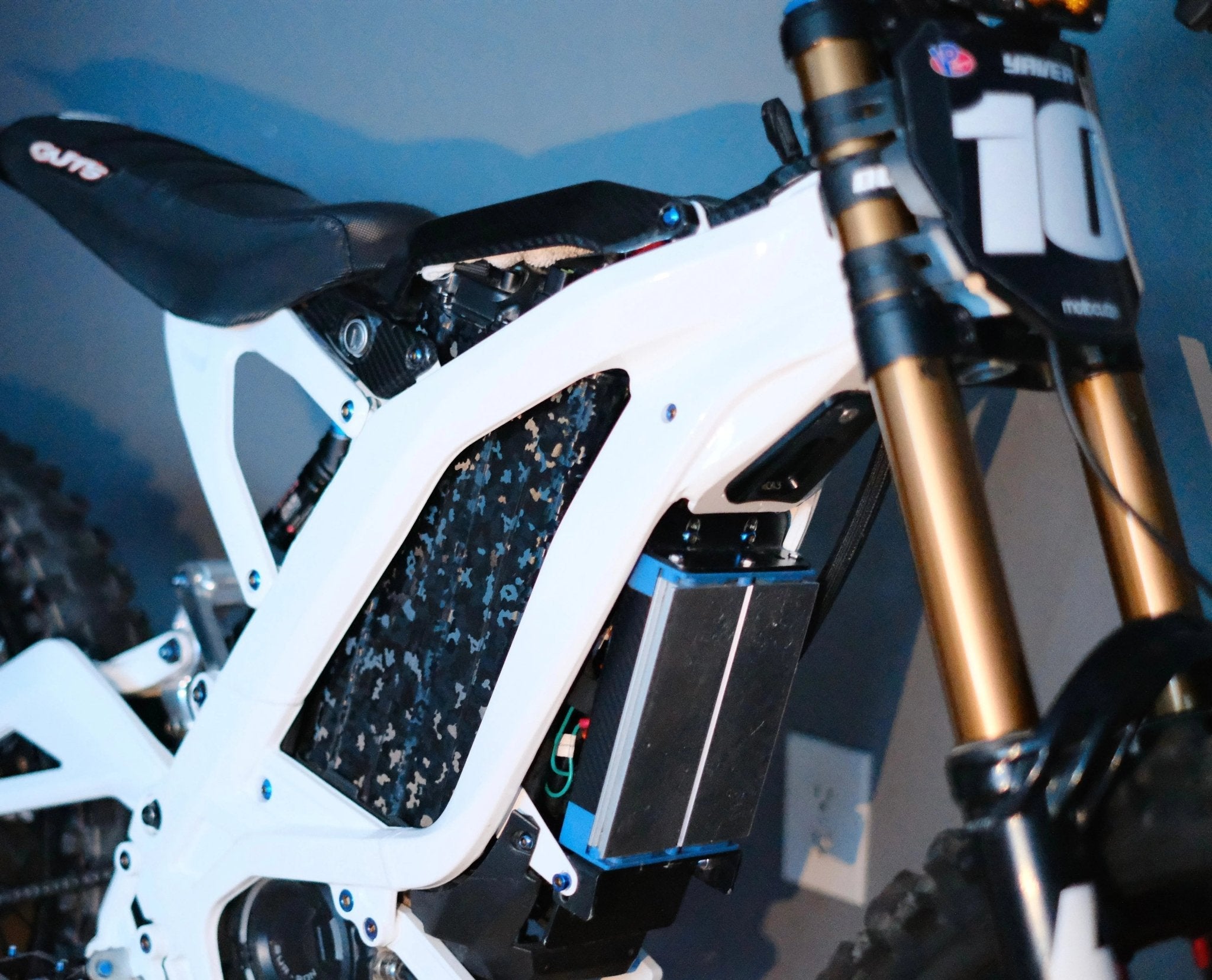 E-Bike ShadowSlate Black Camouflage Battery Wrap