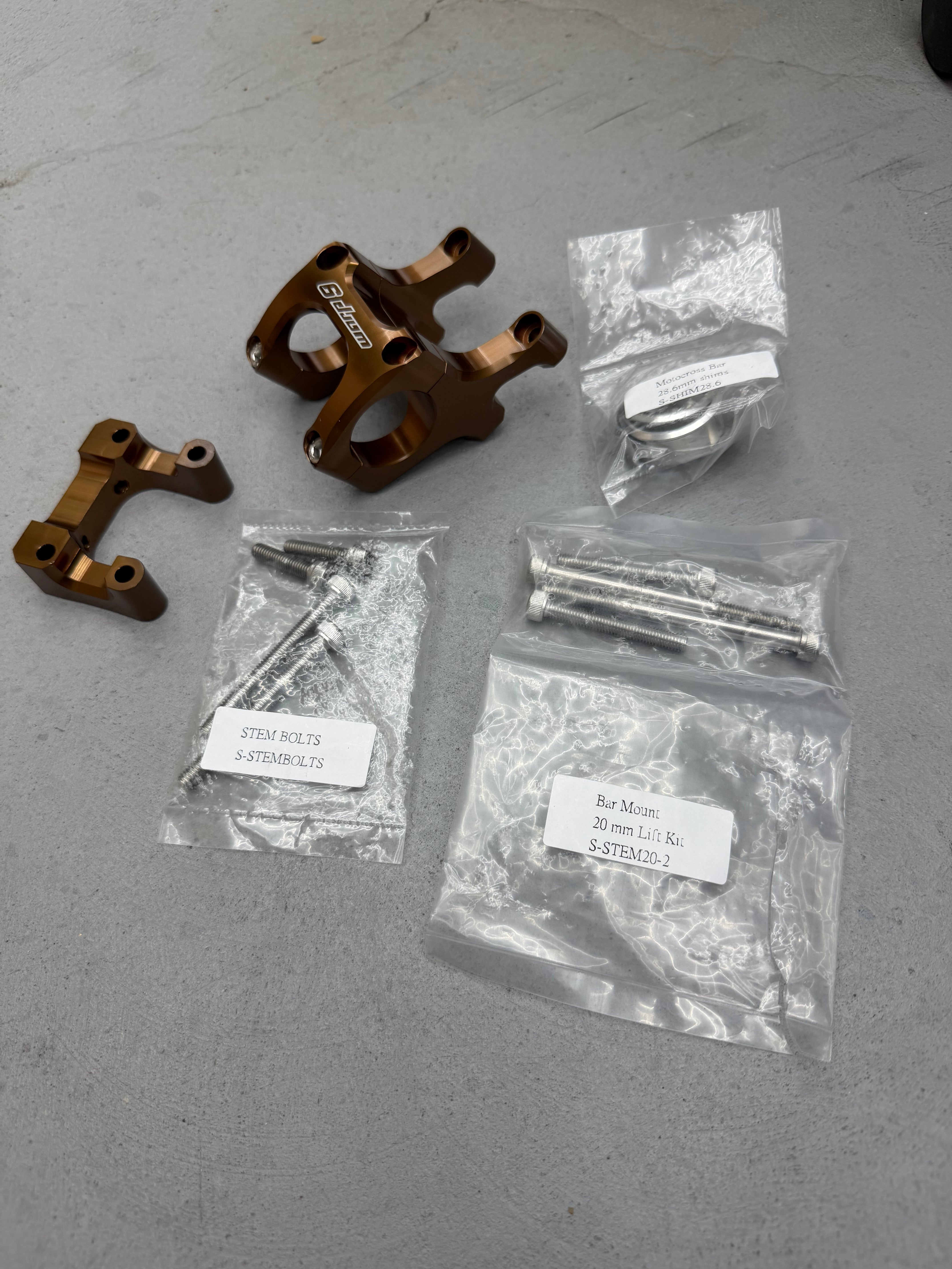 Return, Warp 9 Bar Mounts